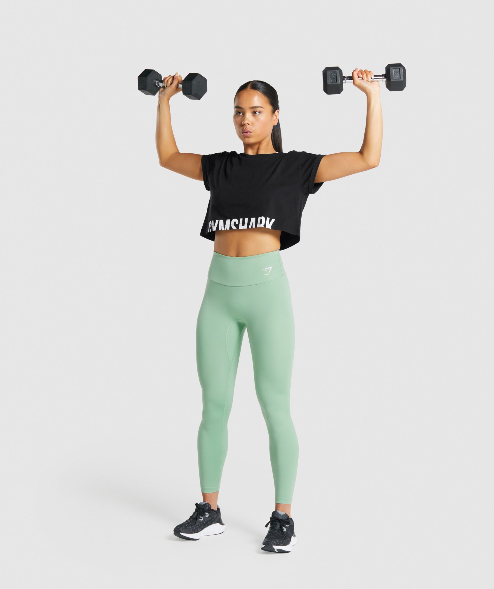 Gymshark - Fraction Crop Top on Designer Wardrobe