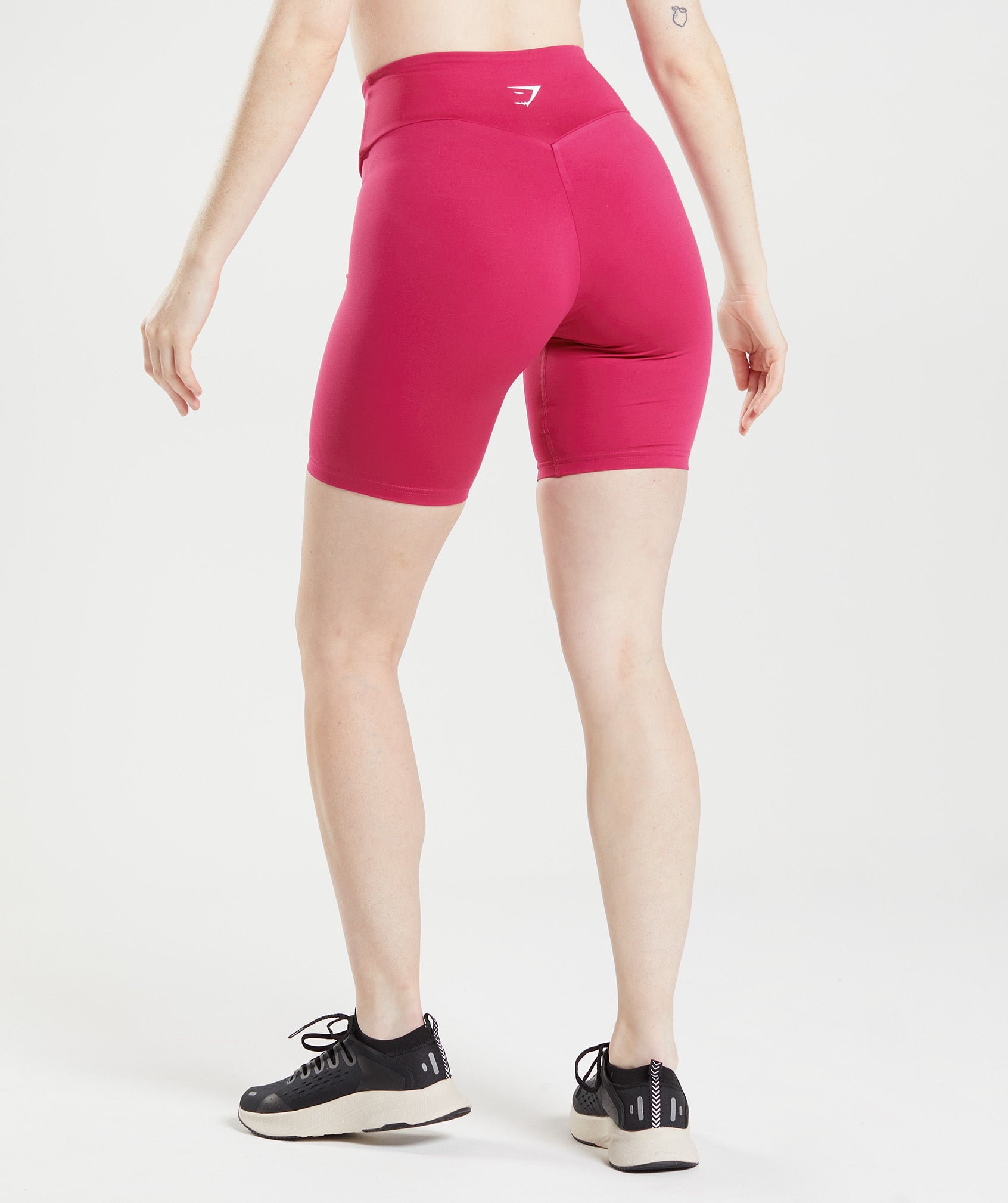 Training Cycling Shorts in Magenta Pink - view 2