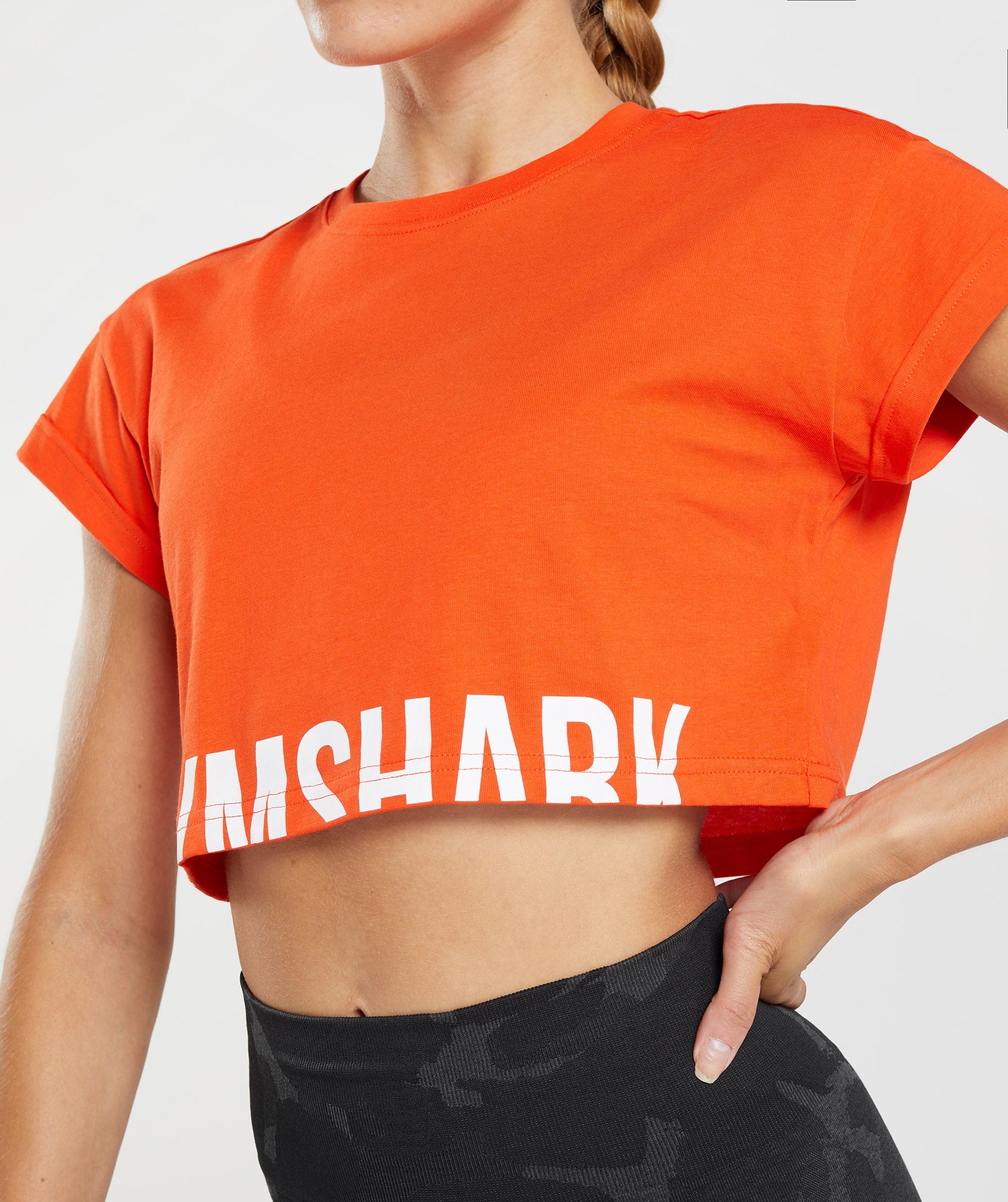 Fraction Crop Top