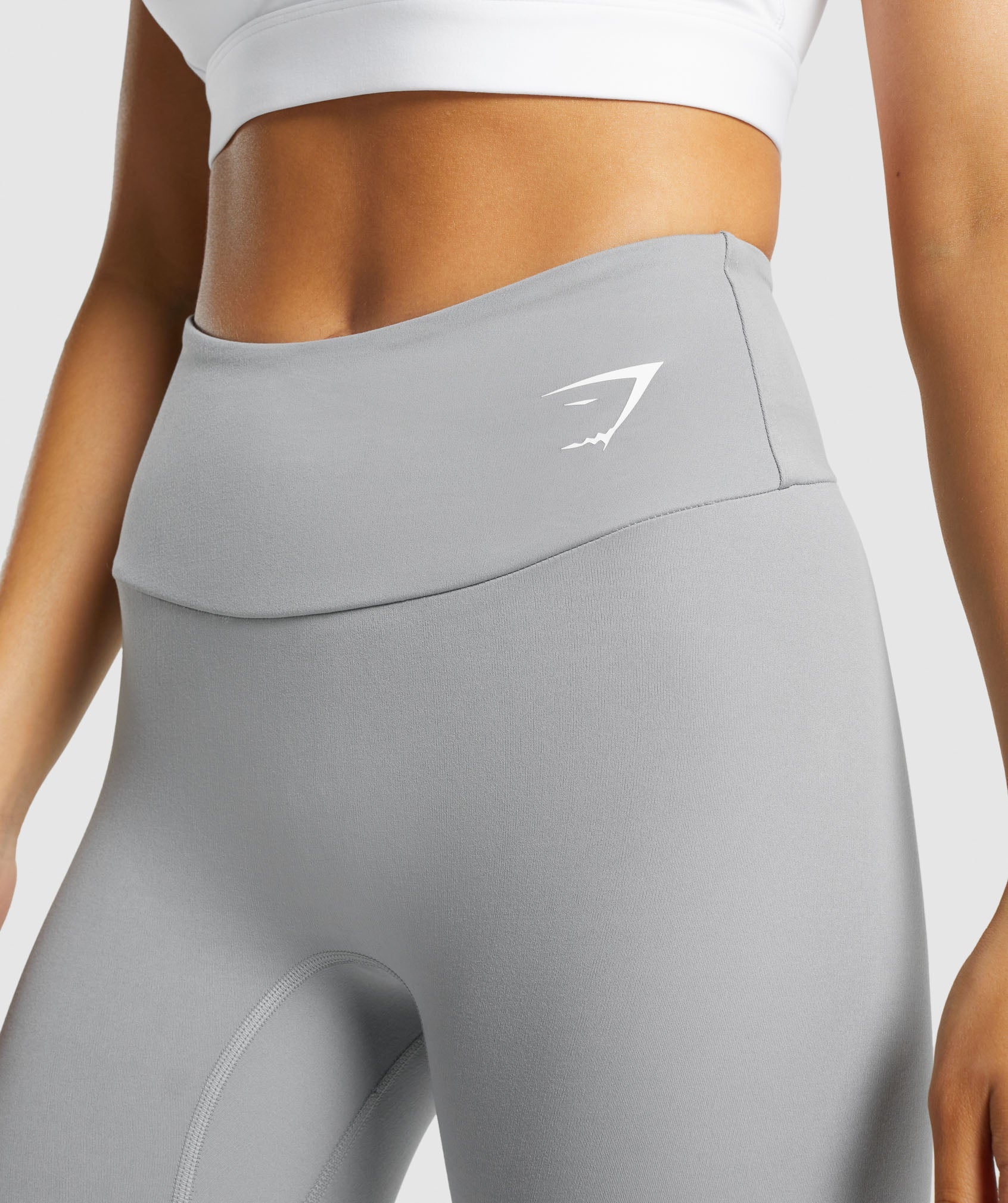 Buy Gymshark Grey Fit Cropped Tights online
