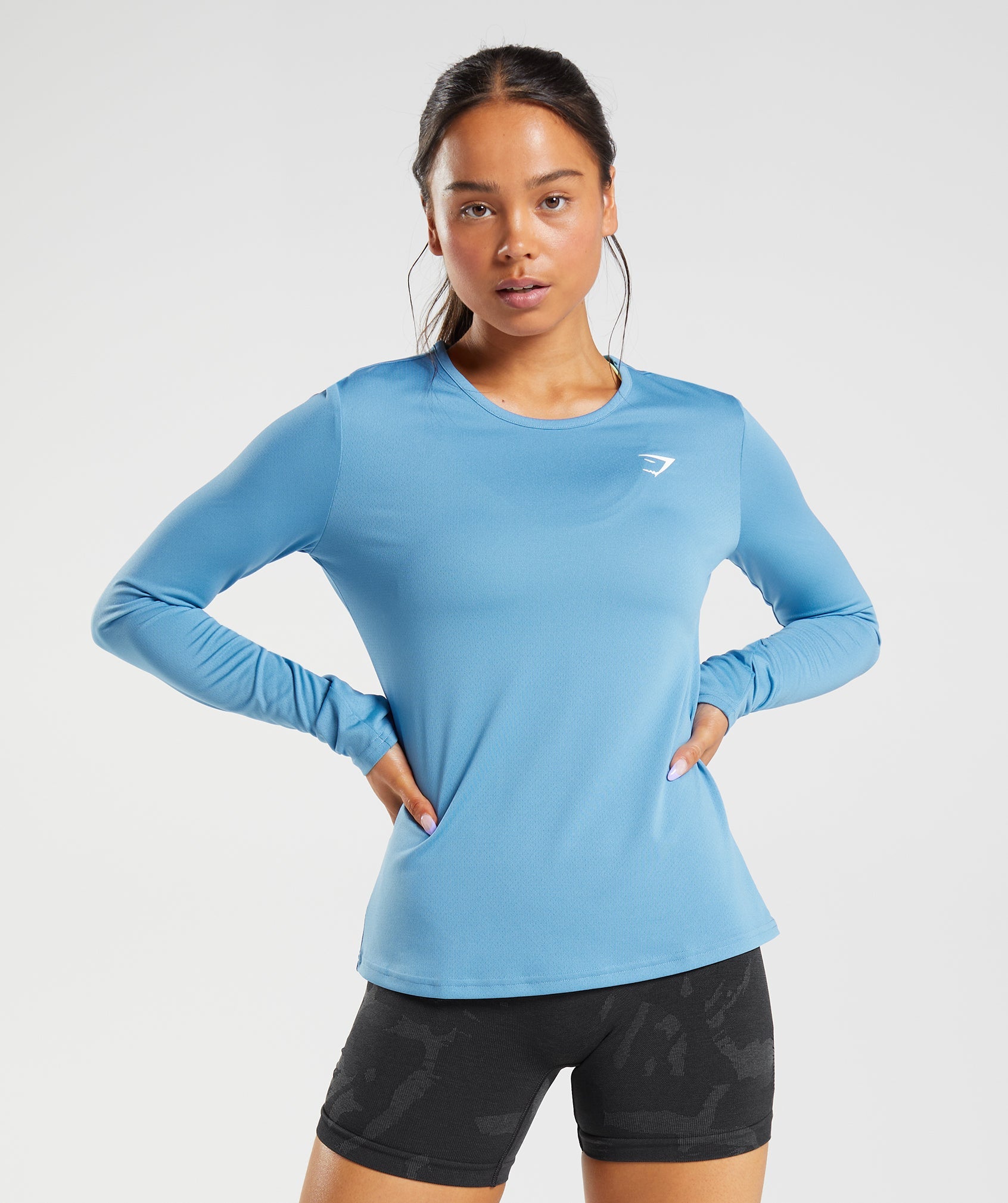 Training Long Sleeve Top in Coastal Blue - view 1