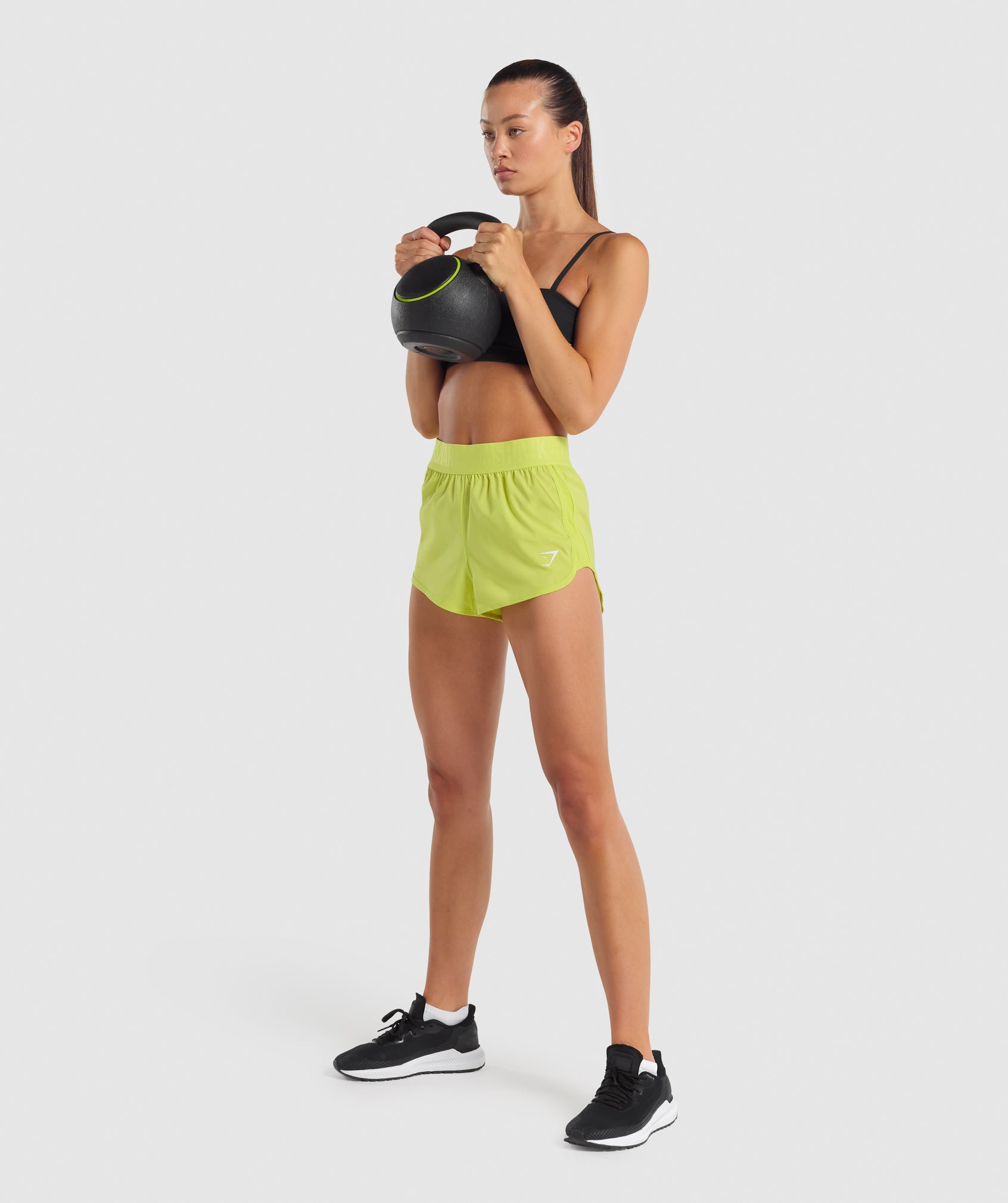 Training Loose Fit Shorts in Yellow - view 5