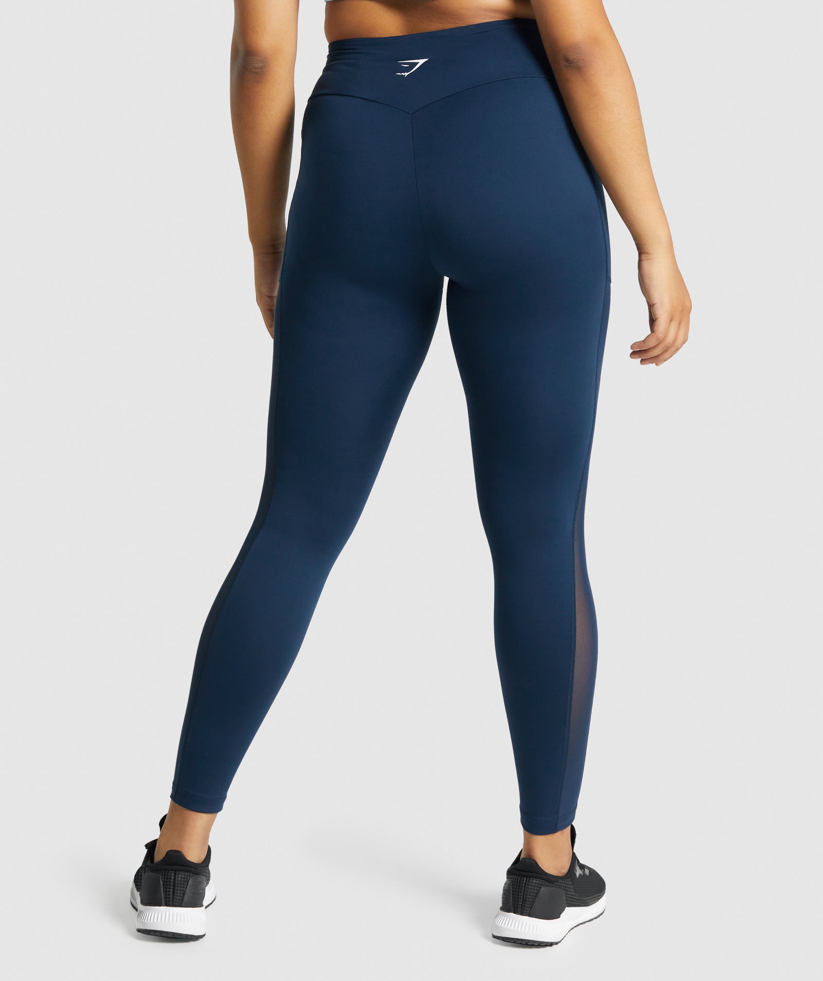 Gymshark Training Mesh Pocket Leggings - Navy