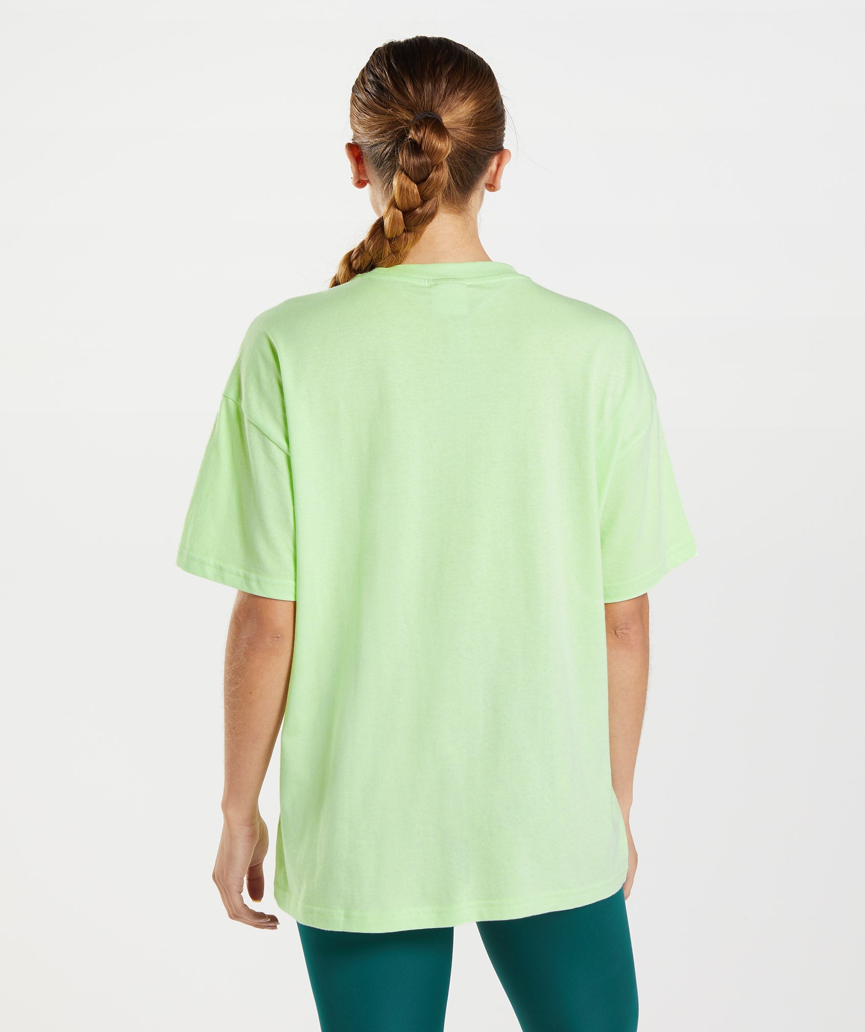 Training Oversized T-shirt in Kiwi Green - view 2