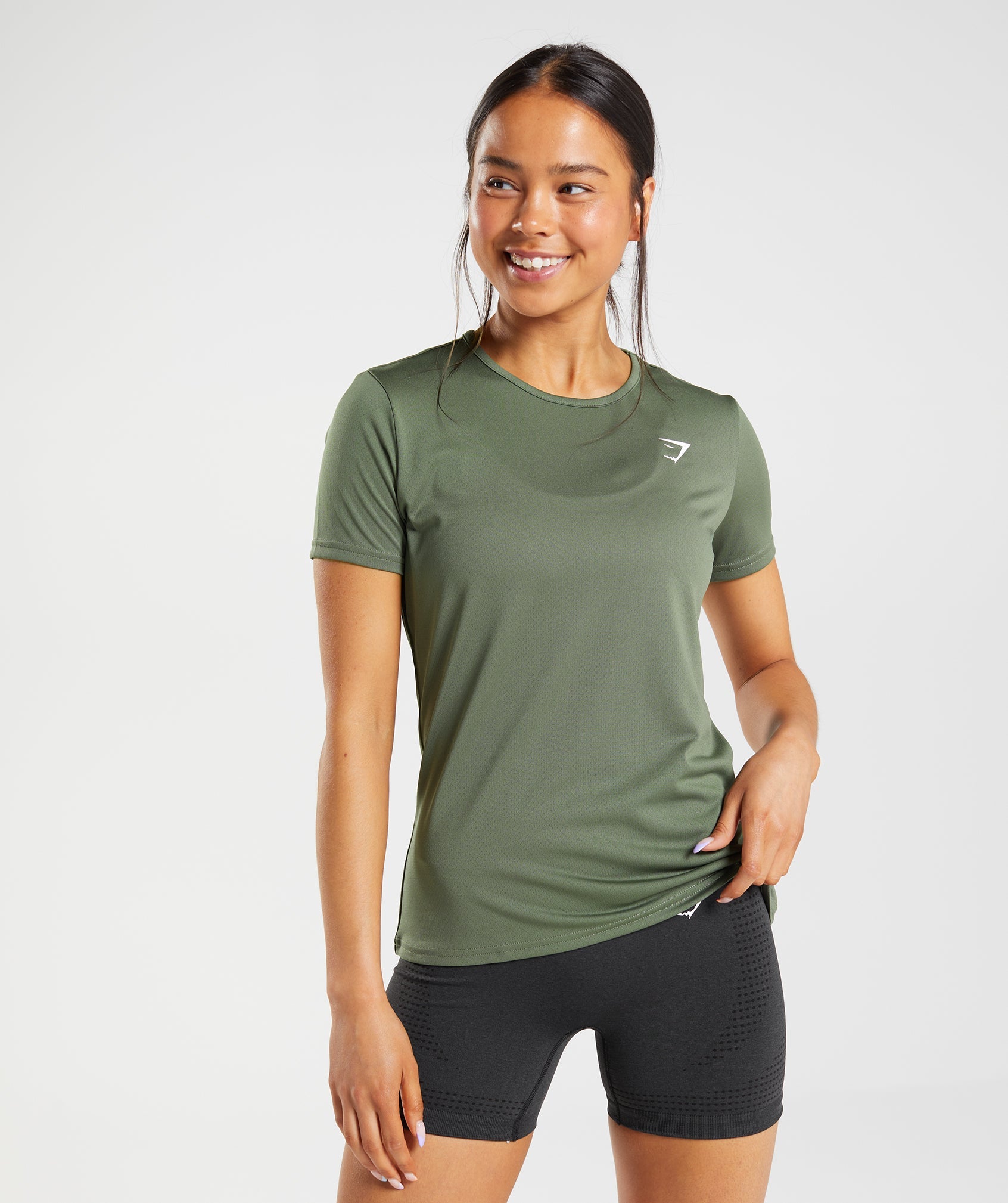 Training T-Shirt in Core Olive - view 1