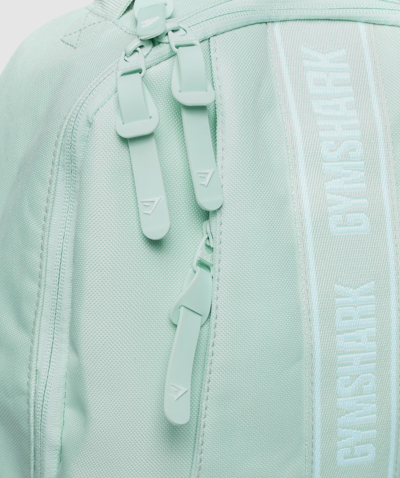Taped Logo Backpack in Light Green - view 6