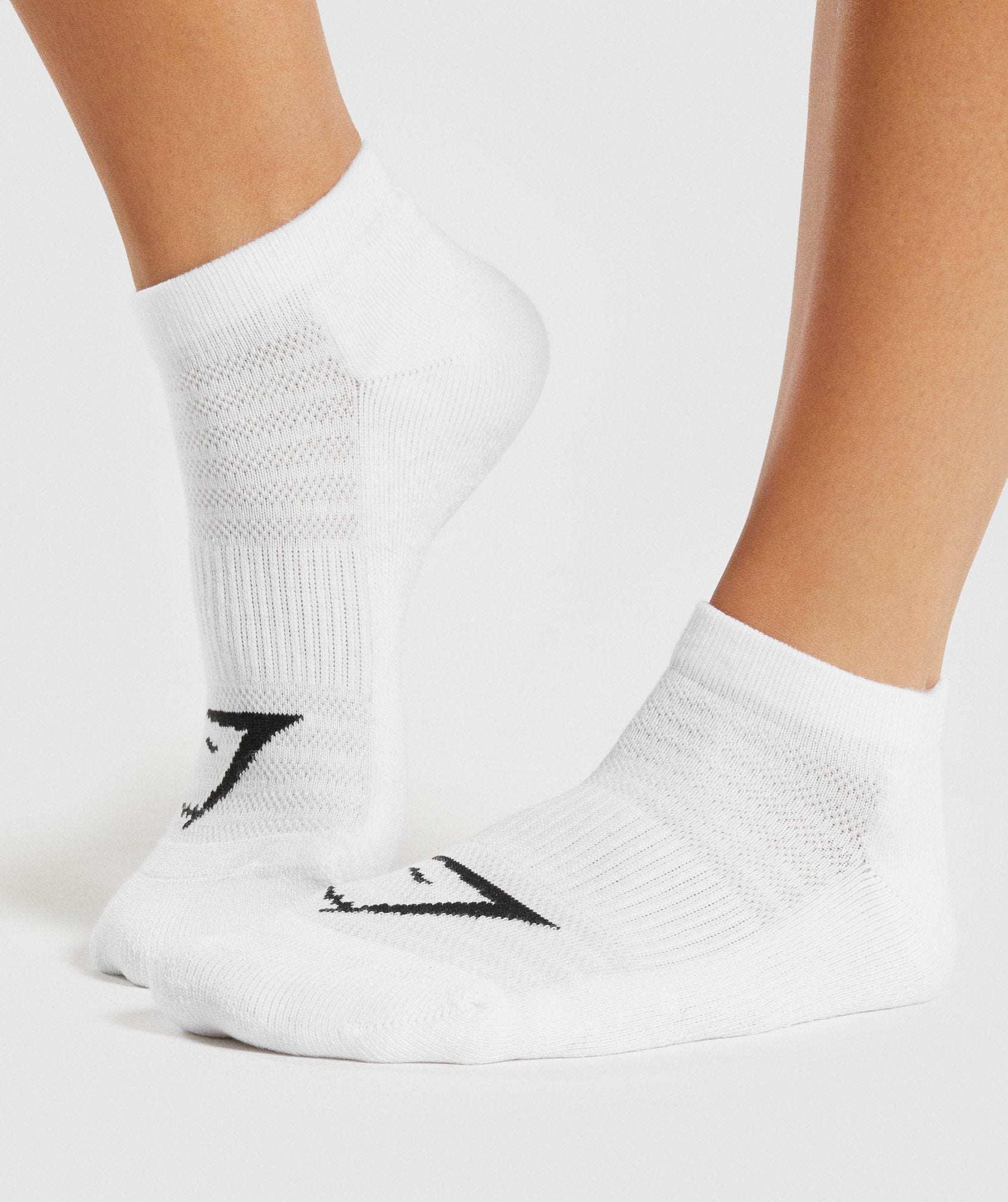 Gymshark Socks Unisex White New with Tags L - Locker Room Direct