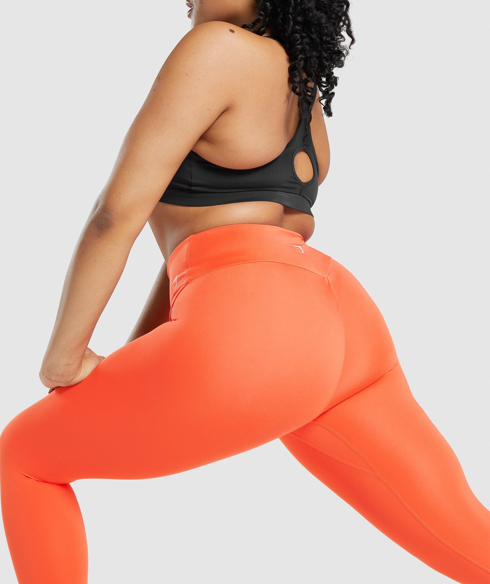 Women's Gymshark Training leggings 7/8 earth orange 