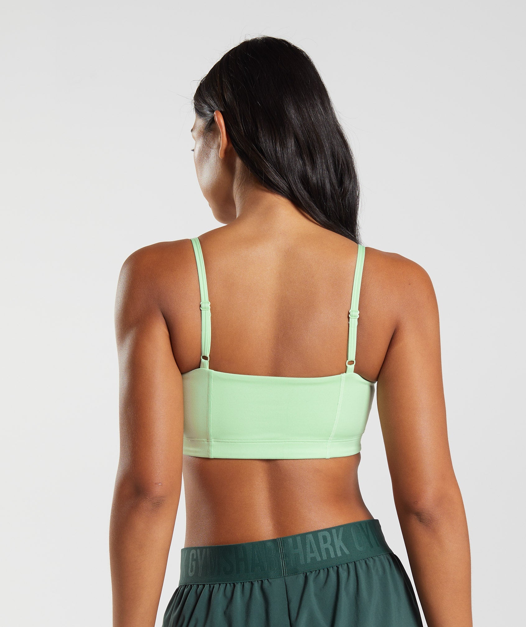 Gymshark Bandeau Sports Bra - Aloe Green