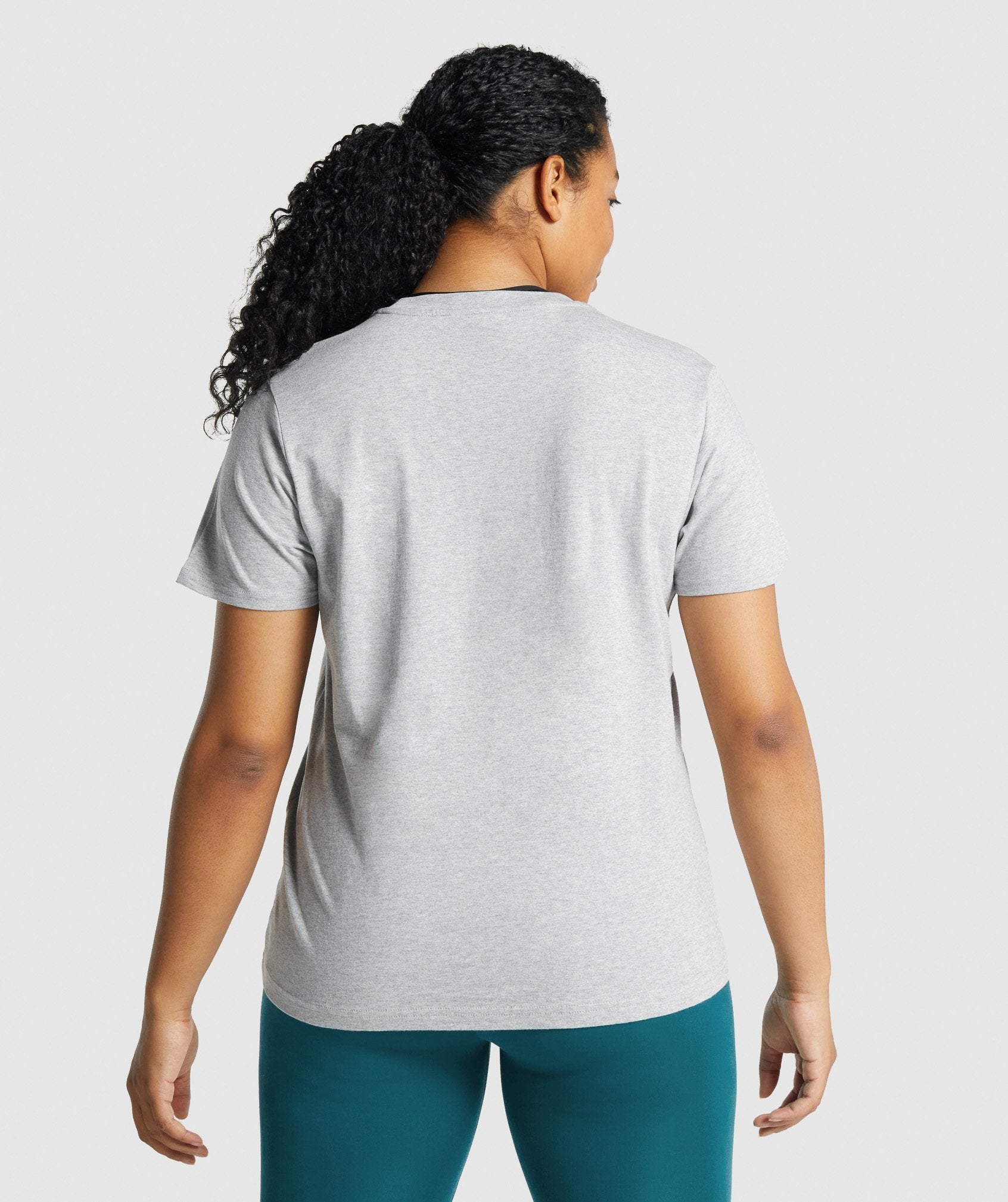 Training Basic Tee in Light Grey Marl - view 2