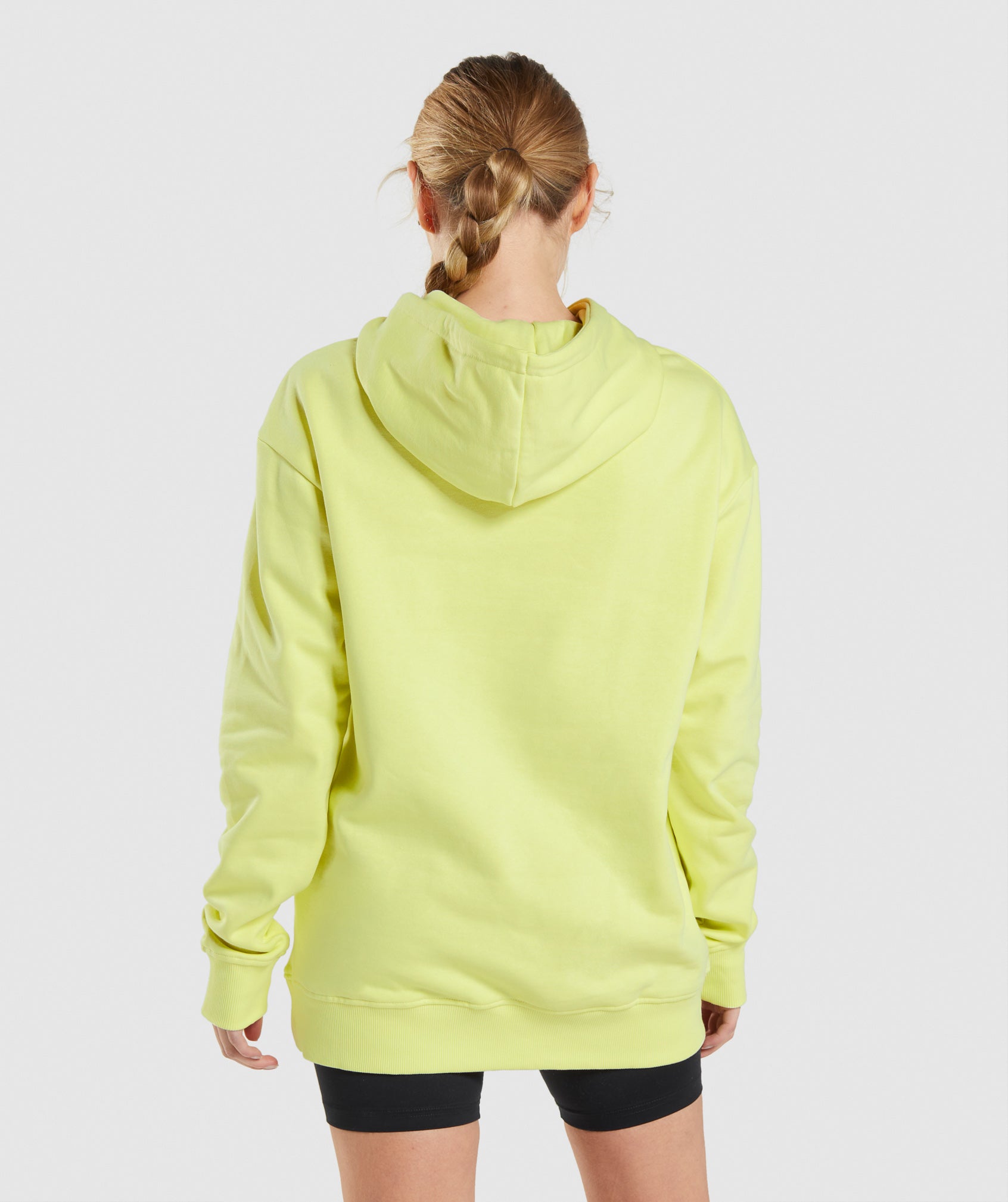 Gymshark Training Oversized Fleece Hoodie - Fog Green