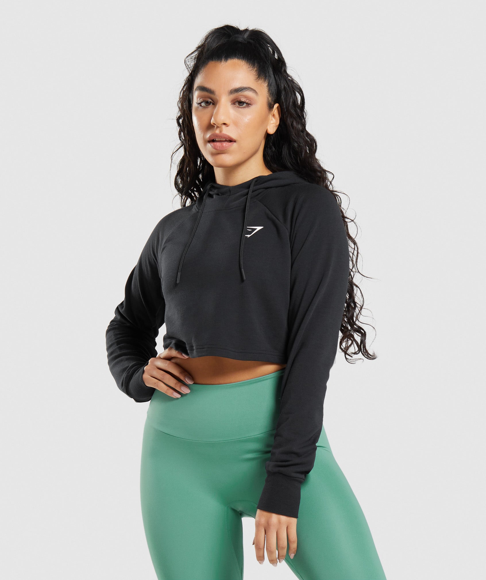 Training Cropped Hoodie