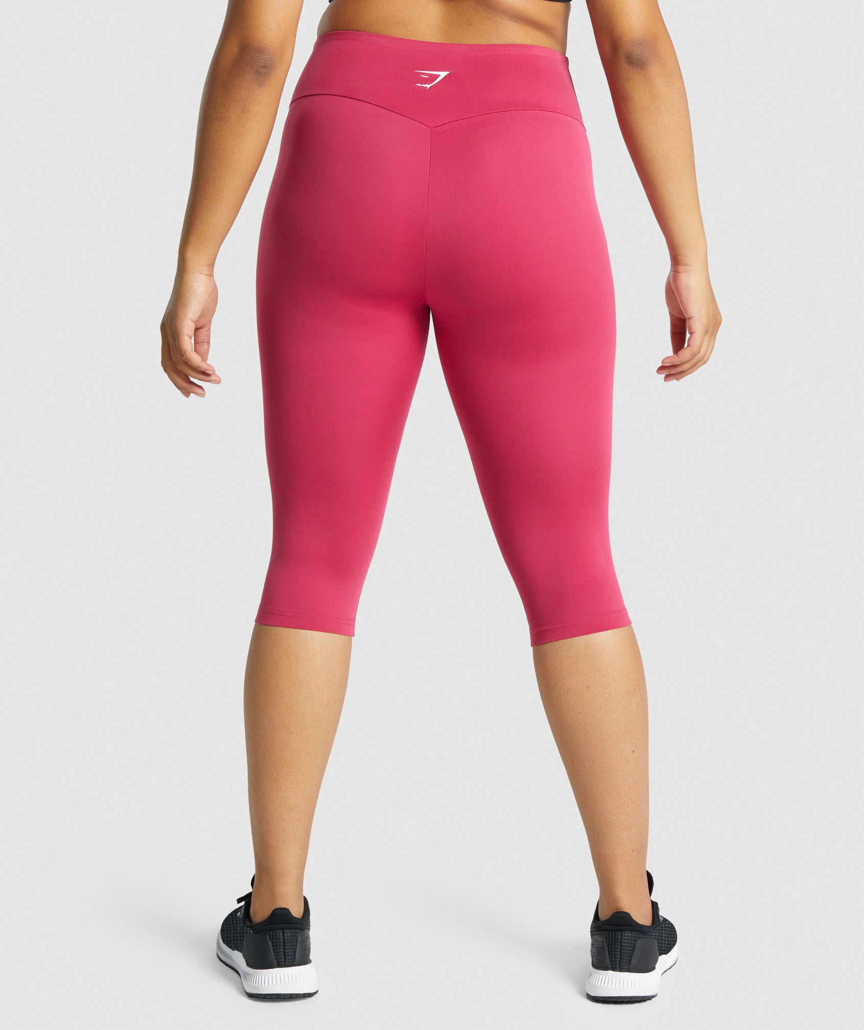Gymshark Women's Leggings M Pink Nylon with Elastane