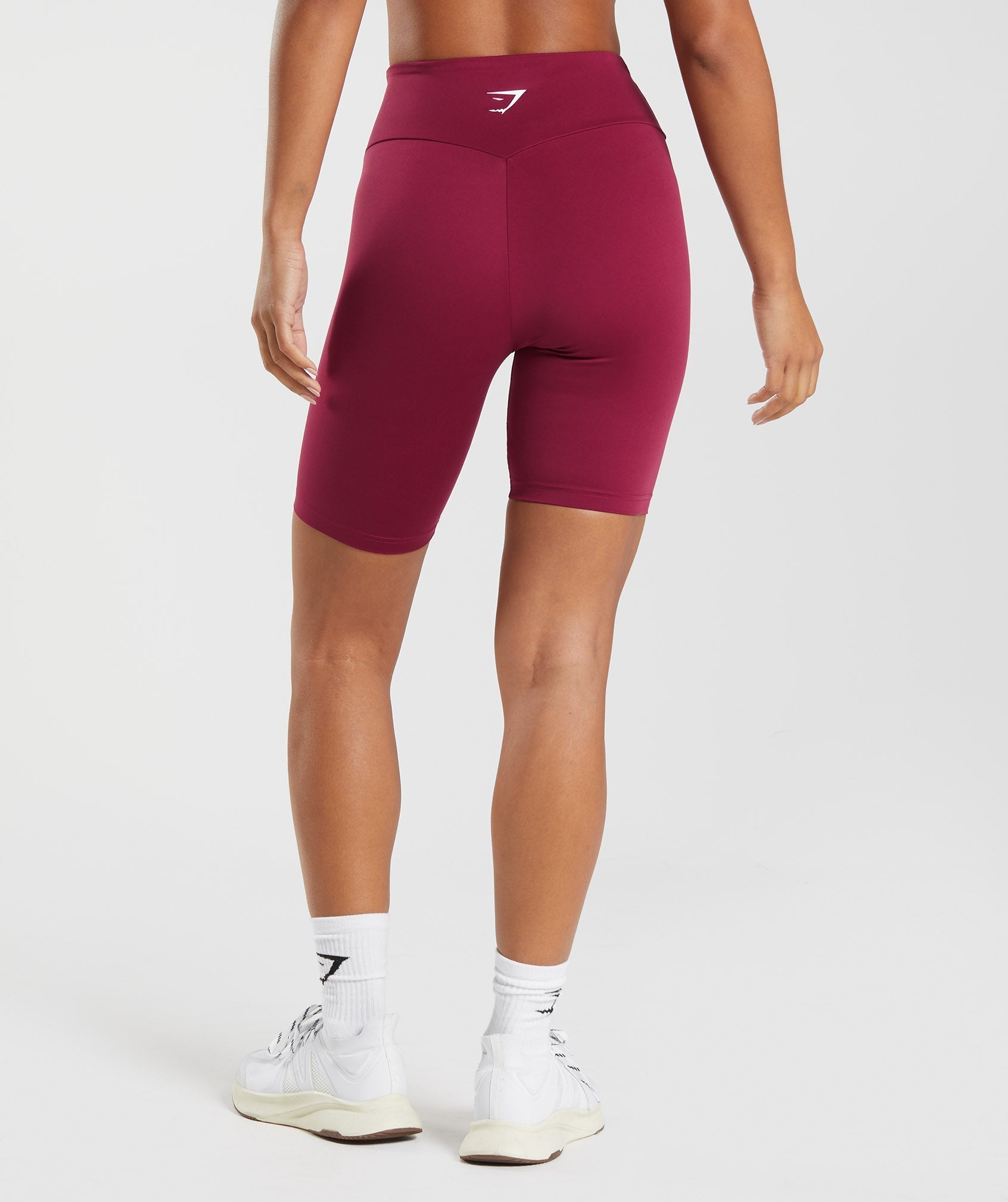 Training Cycling Shorts in Currant Pink - view 2