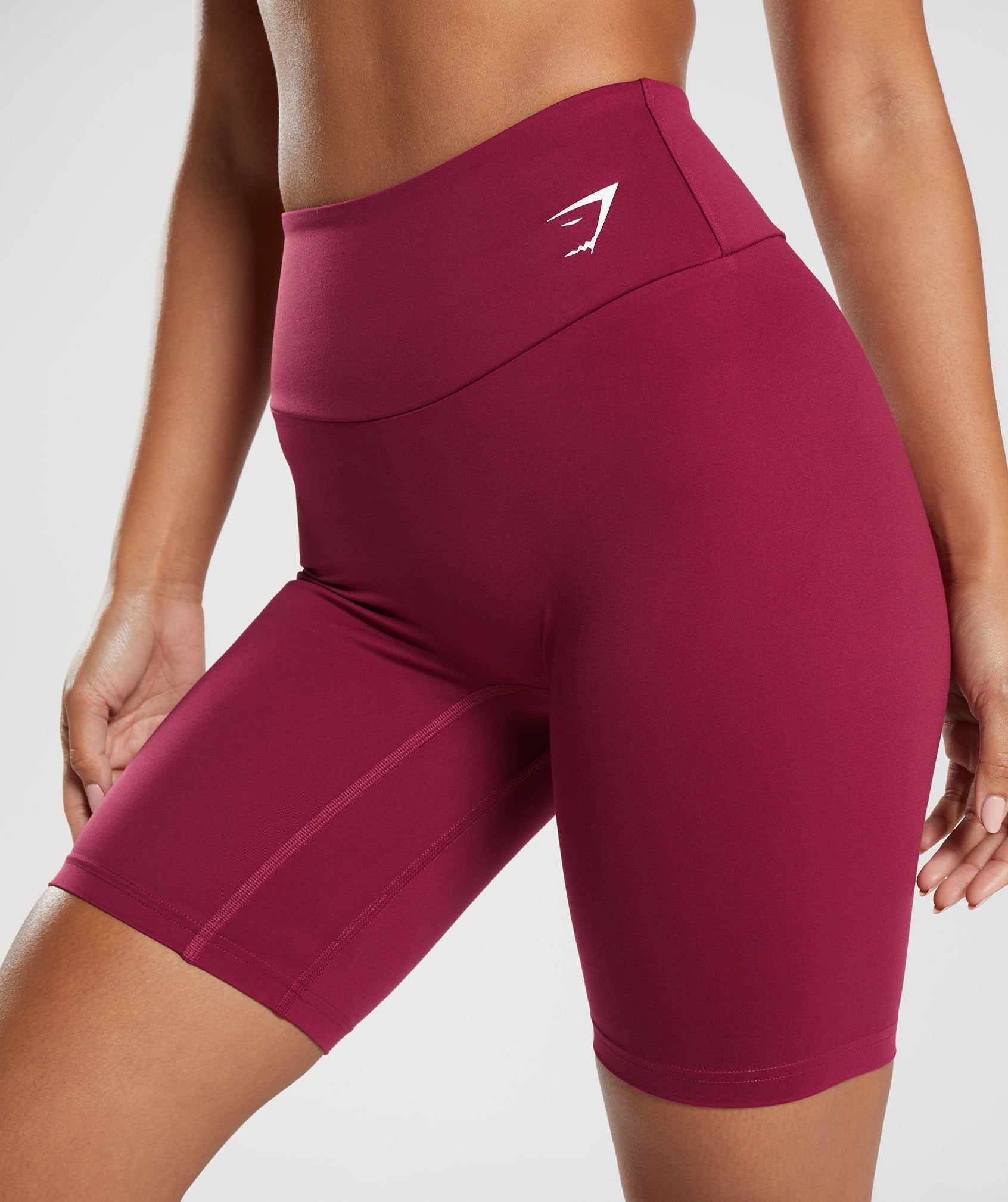 Training Cycling Shorts in Currant Pink - view 3