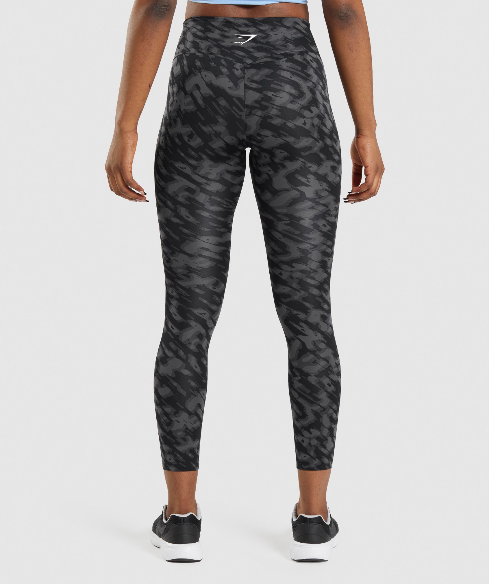 Training Leggings in Black Print - view 2