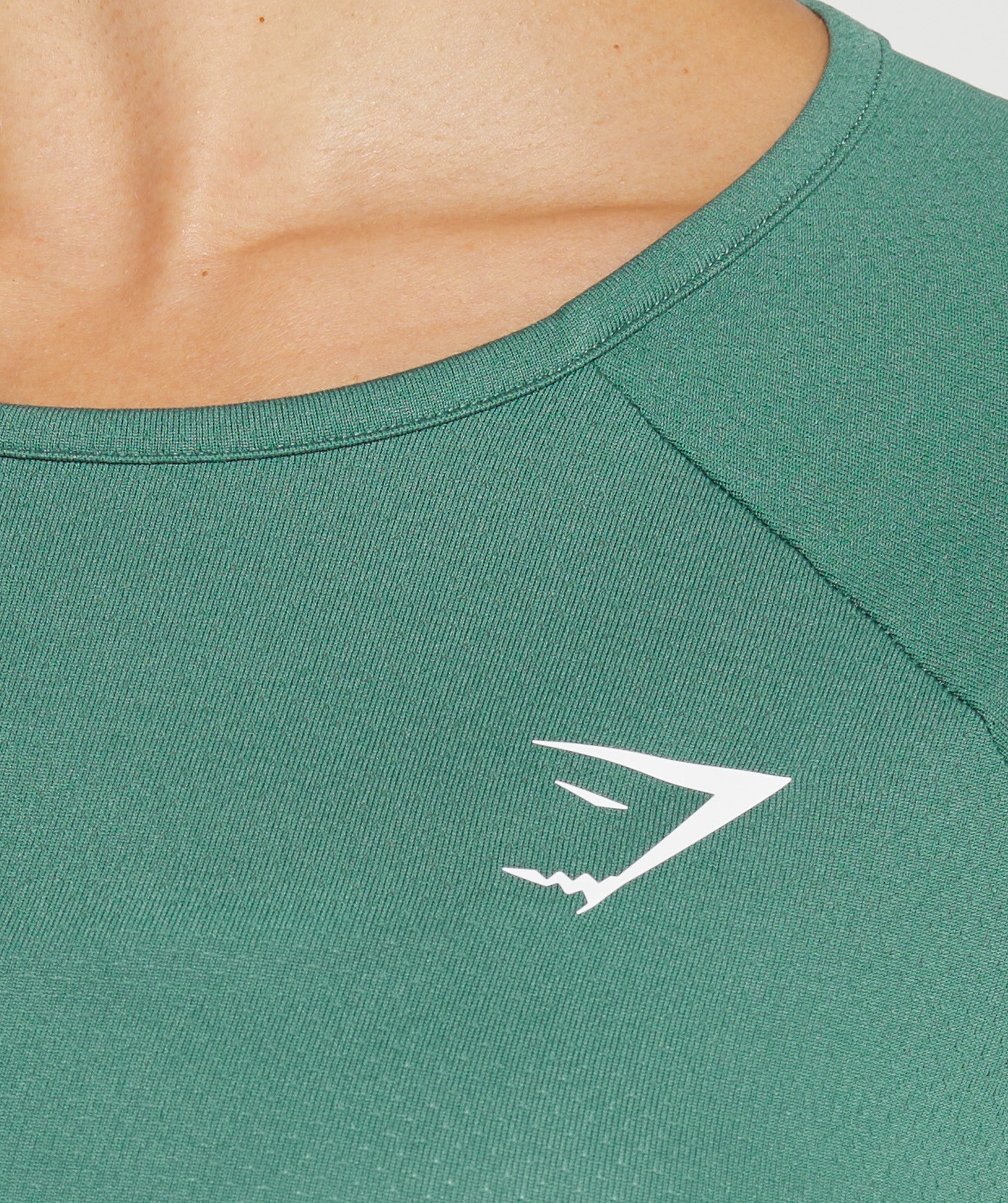 Training Long Sleeve Crop Top in Hoya Green - view 3