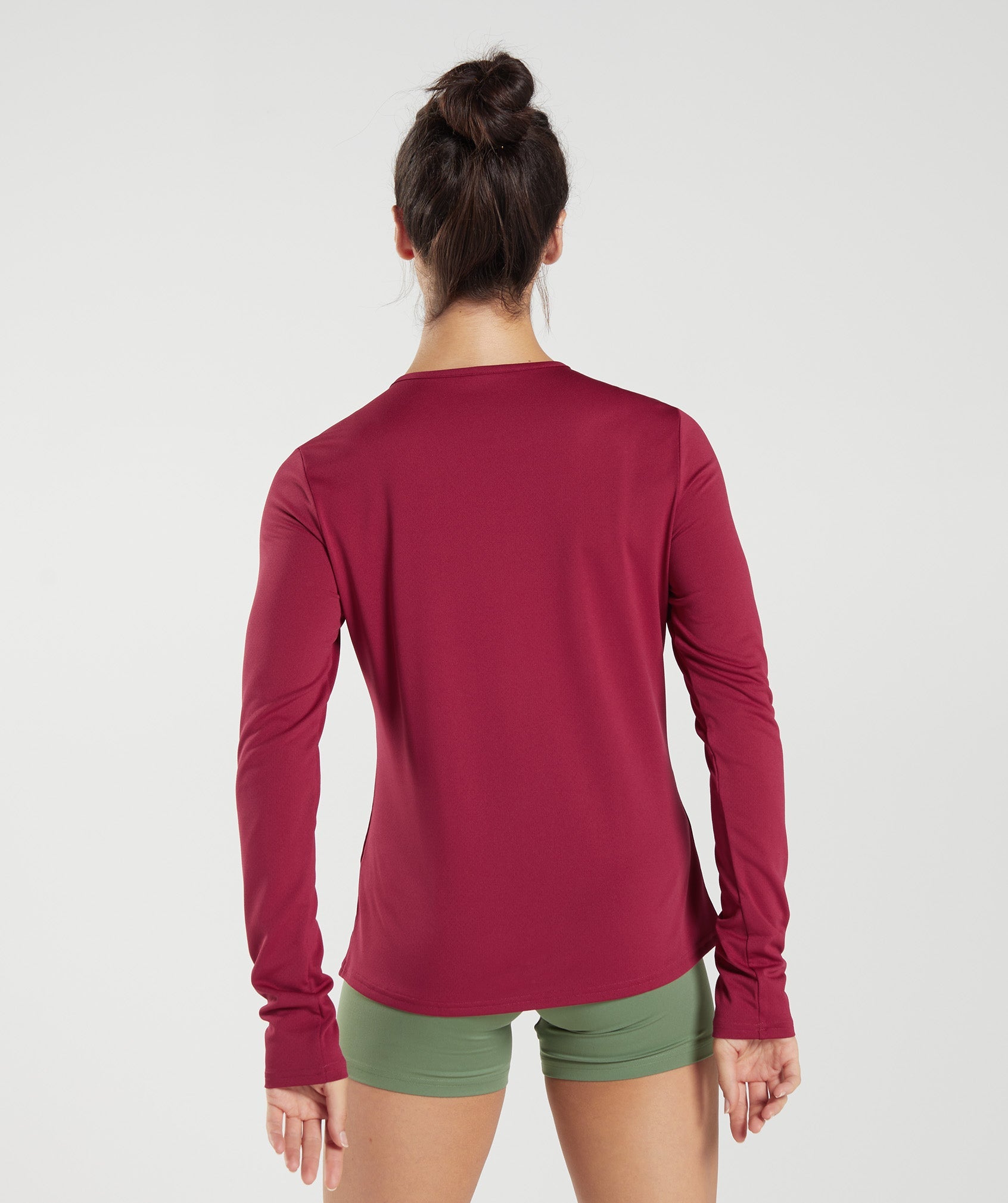 Training Long Sleeve Top in Currant Pink - view 2