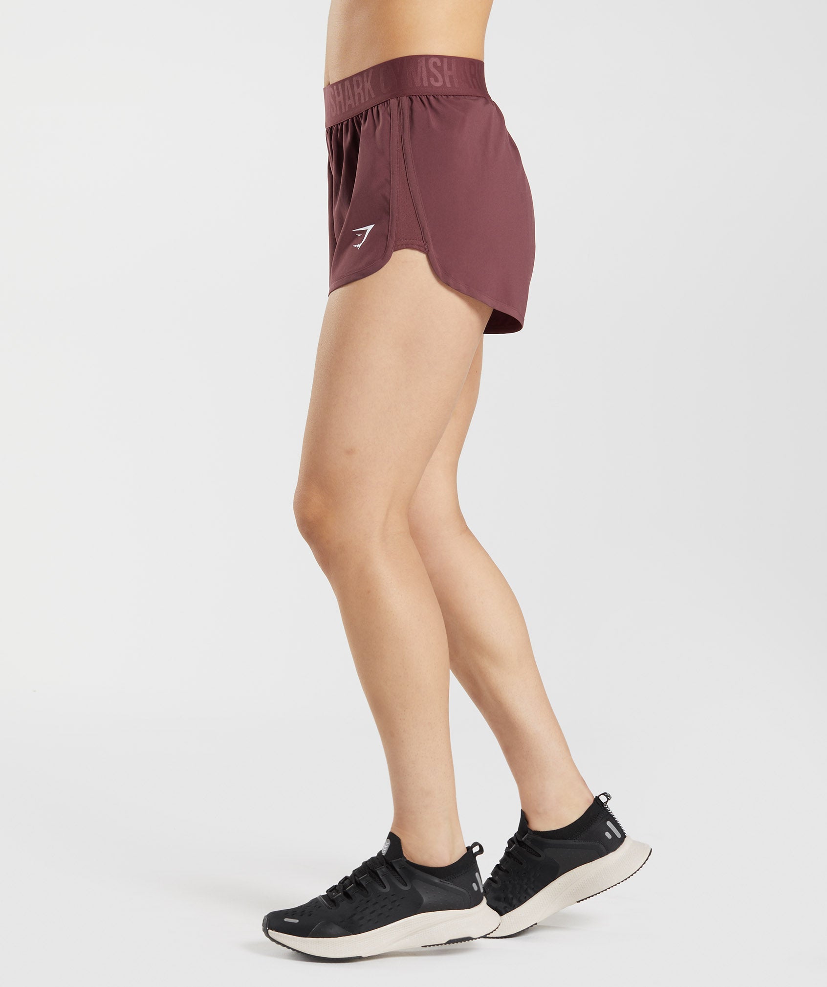 Training Loose Fit Shorts in Cherry Brown - view 3