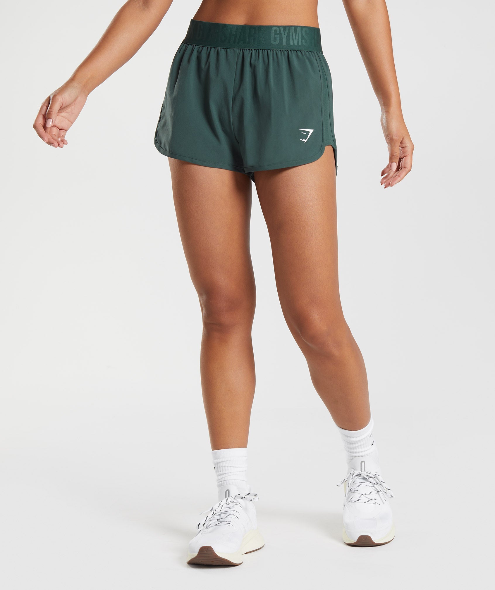 Training Loose Fit Shorts in Obsidian Green - view 1