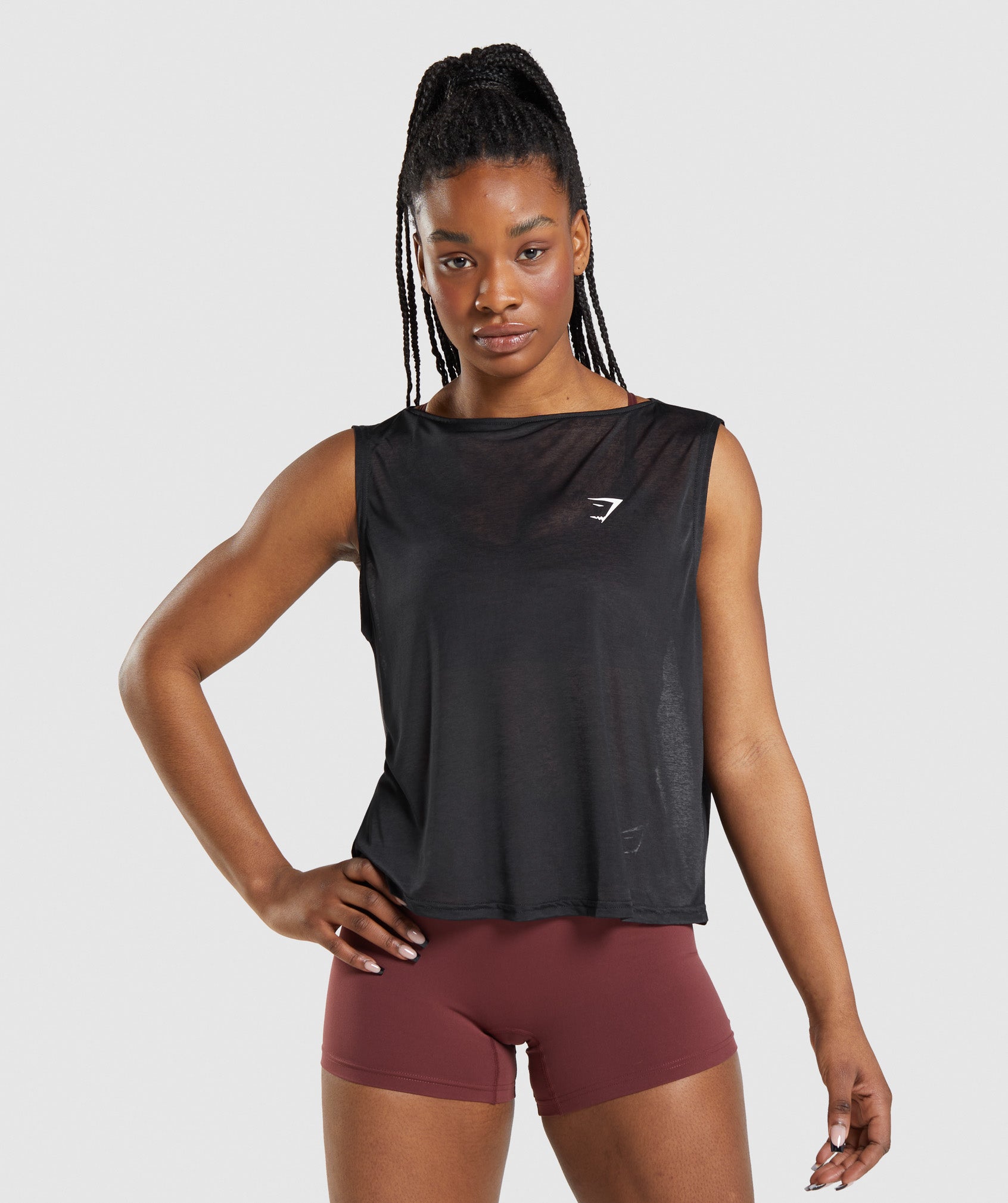 Training Oversized Tank in Black - view 1