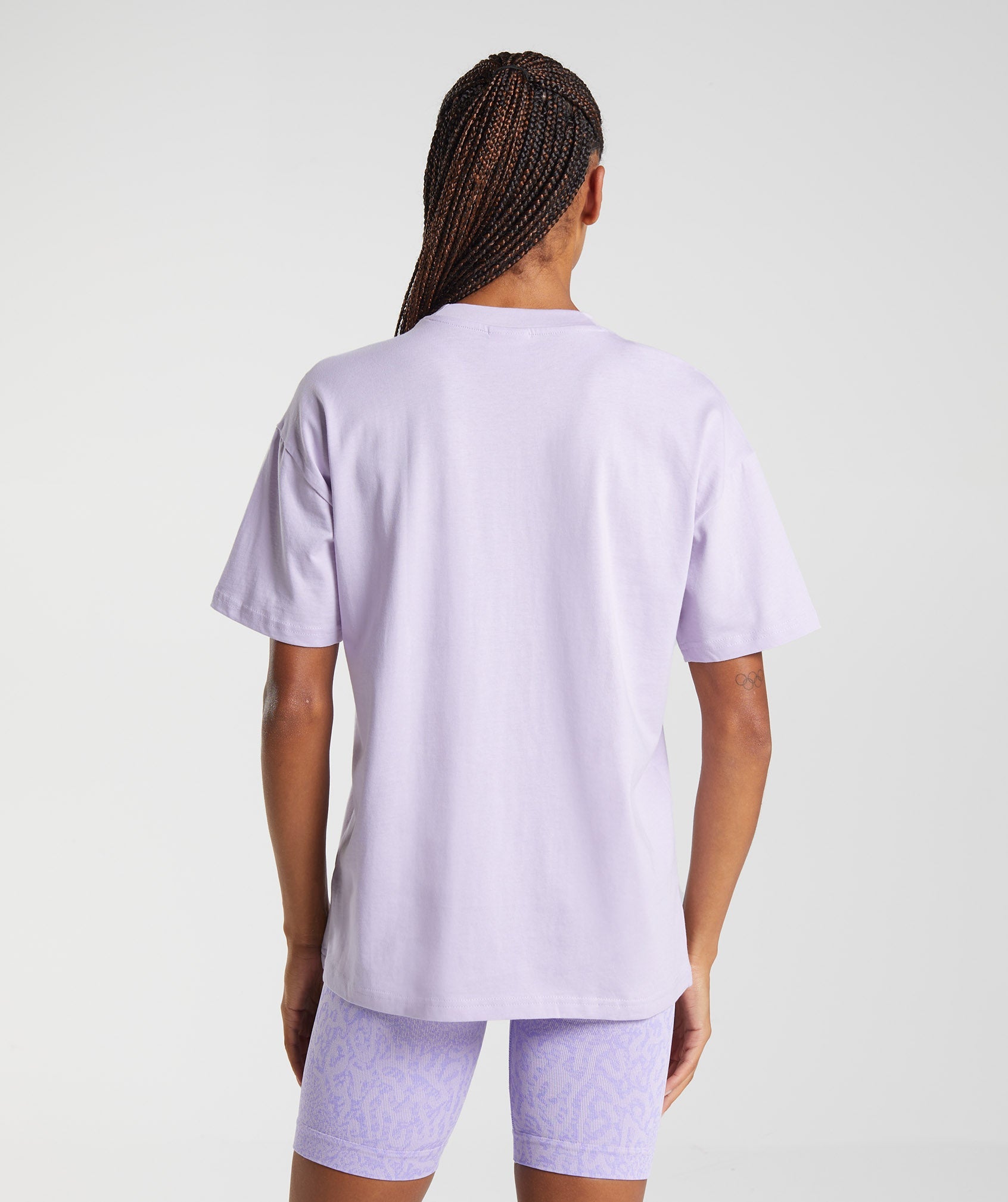 Training Oversized T-shirt in Soft Lilac - view 2