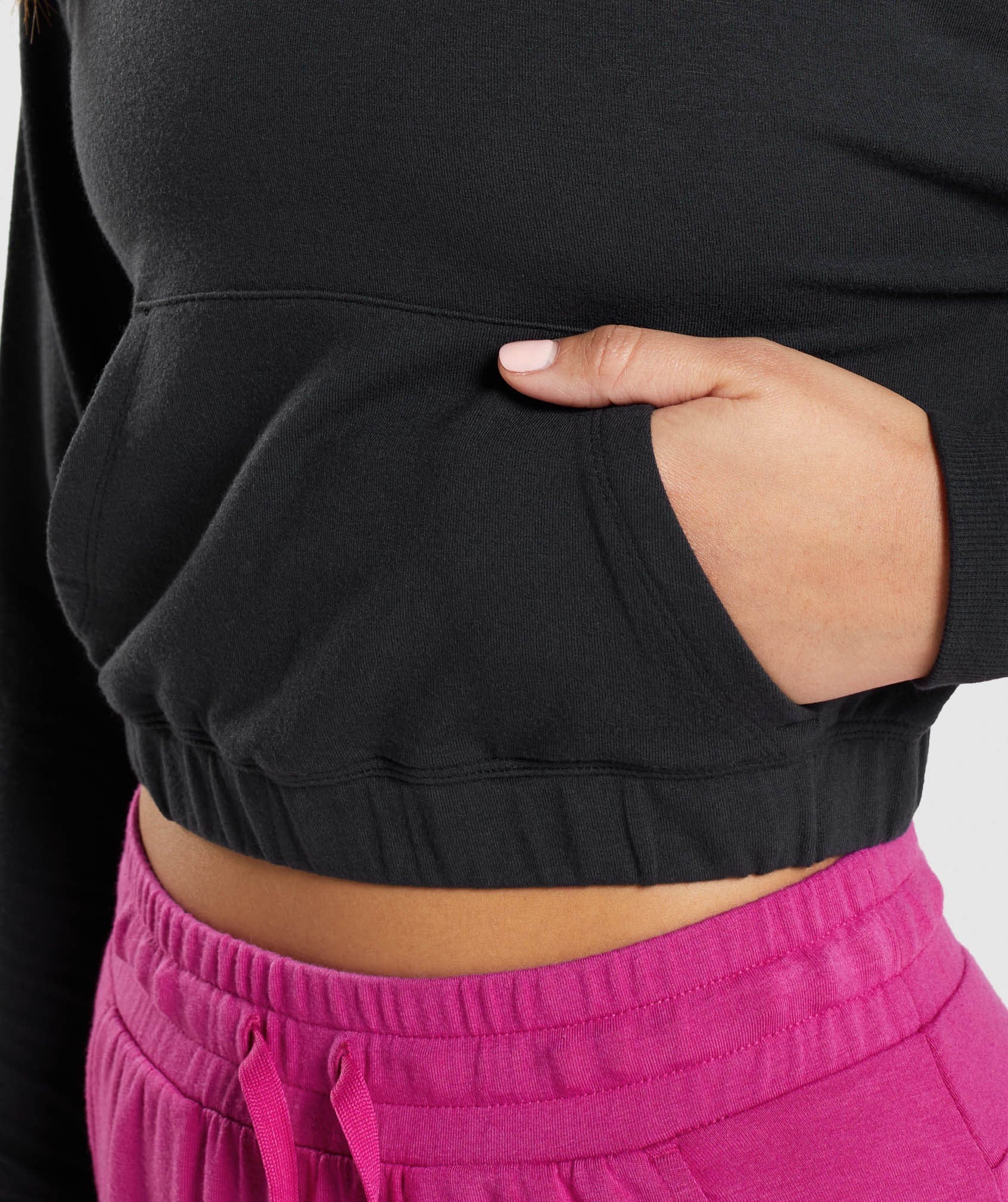 Womens Gymshark Training Pippa Pullover Sportswear Top Black New