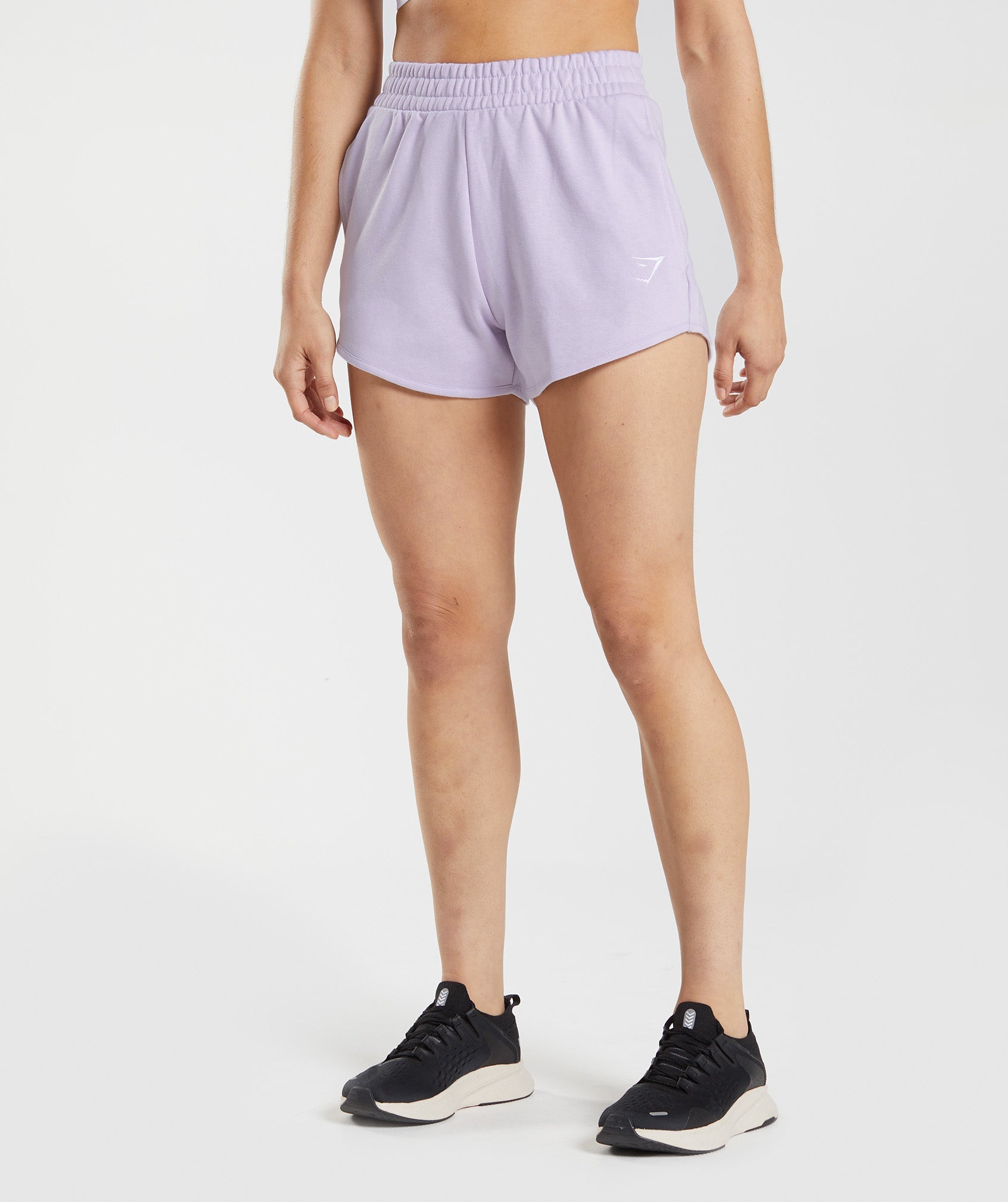 Training Sweat Shorts in Soft Lilac - view 1