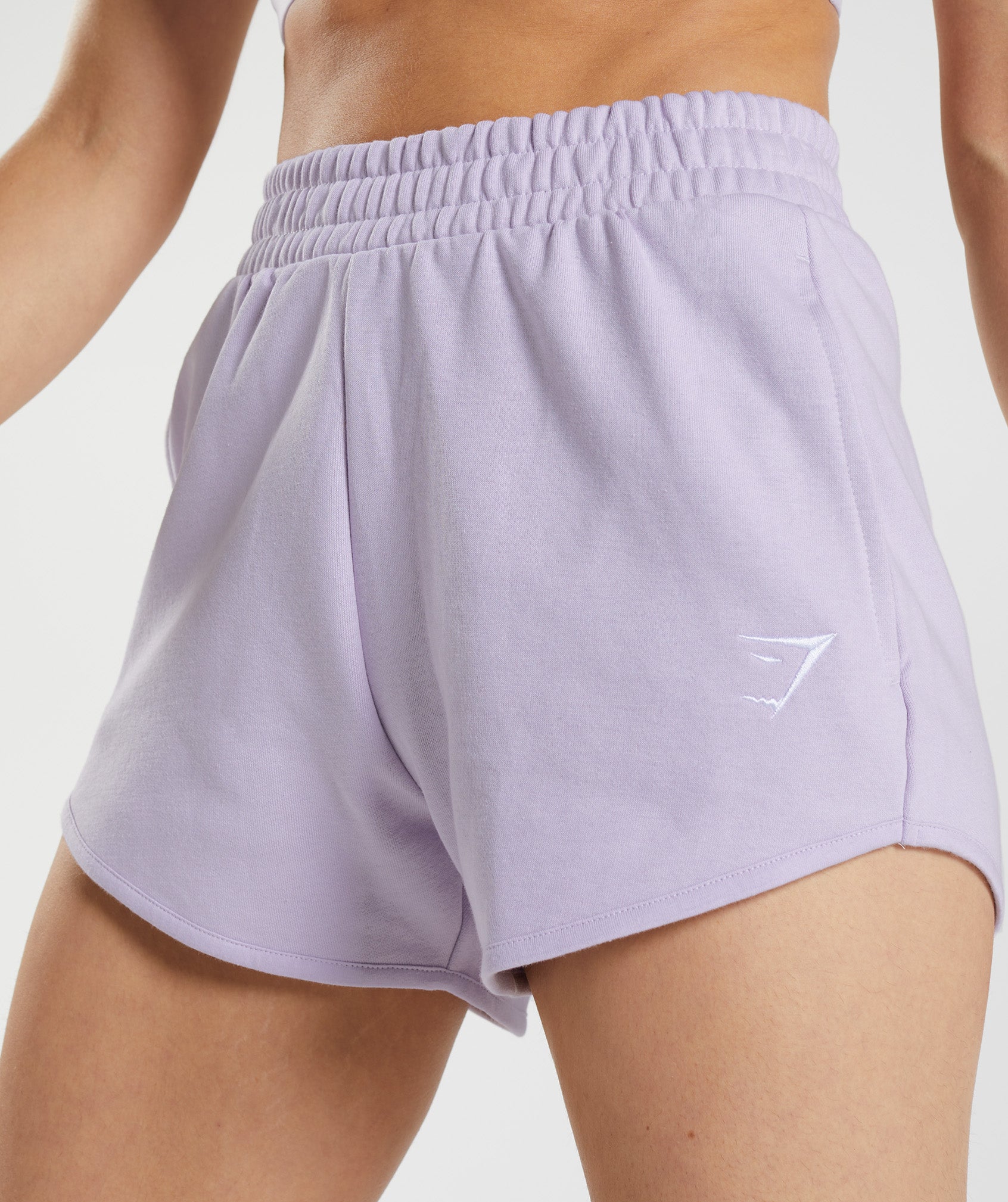 Training Sweat Shorts in Soft Lilac - view 3