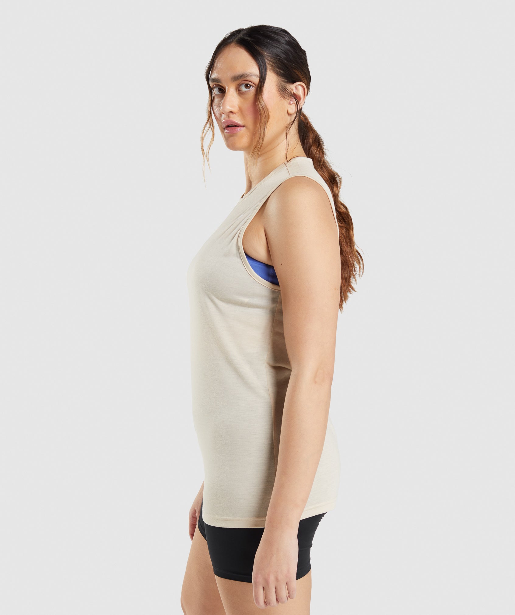 Training Drop Arm Tank in Vanilla Brown - view 1