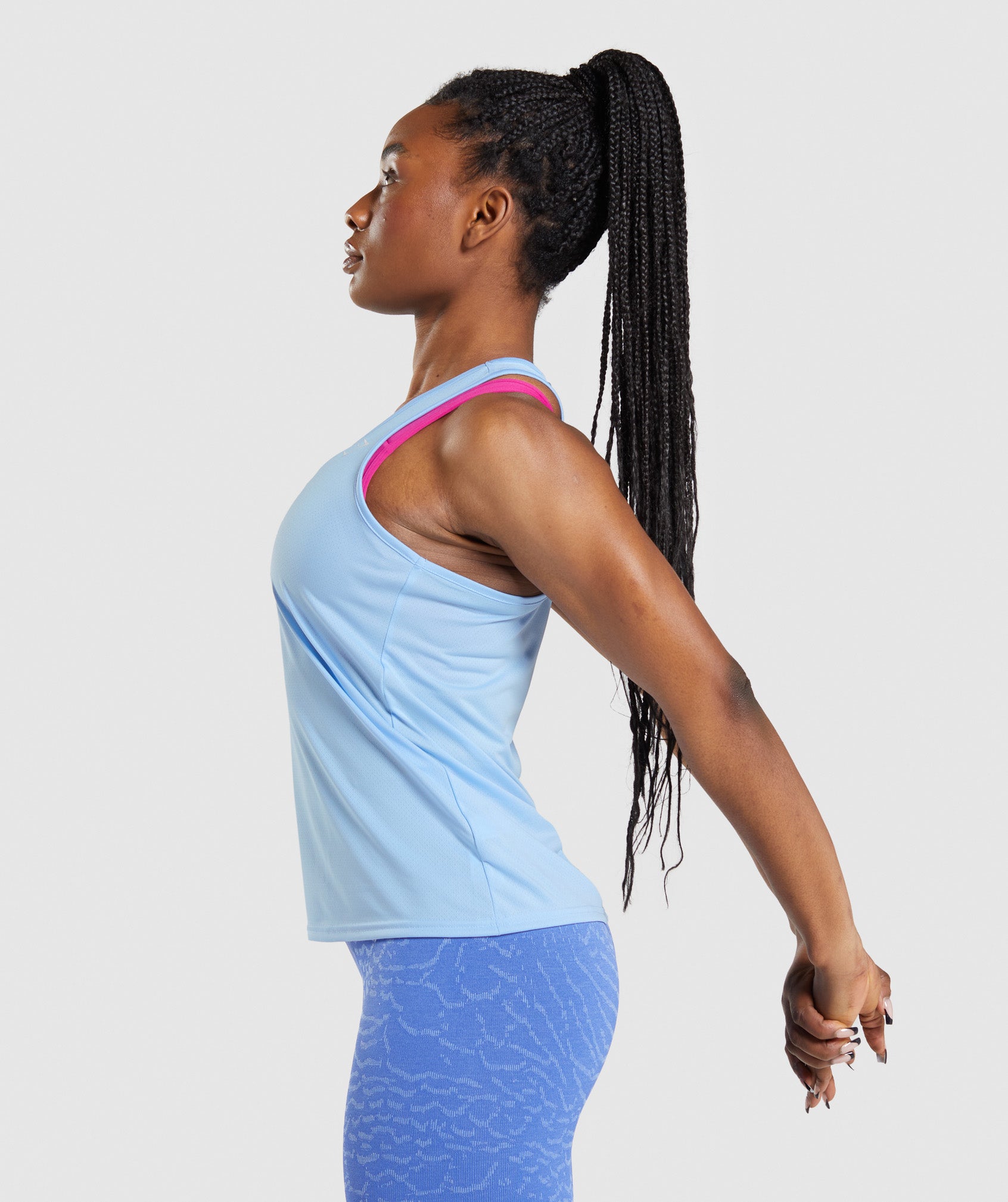 Training Tank in Moonstone Blue - view 3