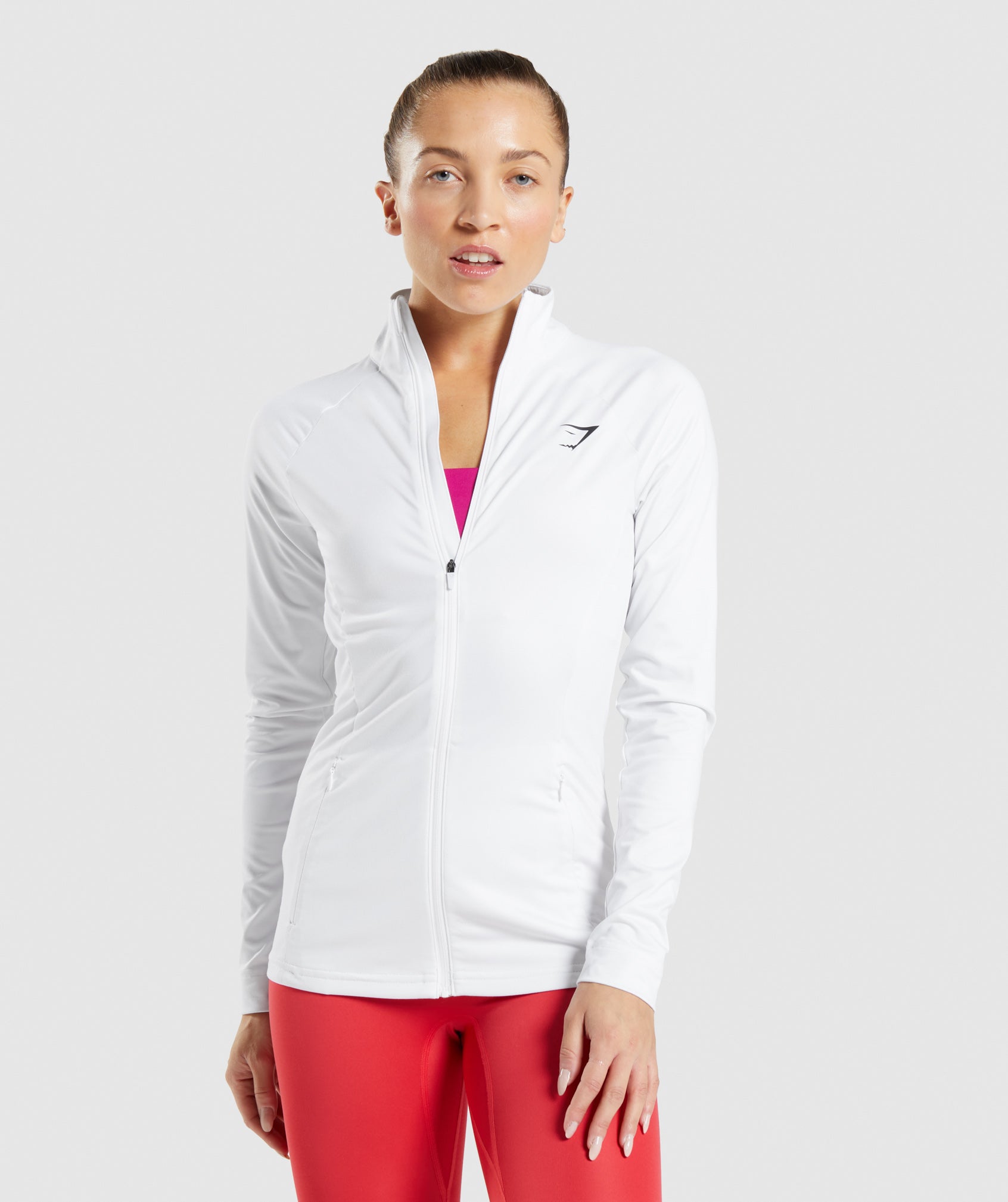 Training Jacket in White - view 1