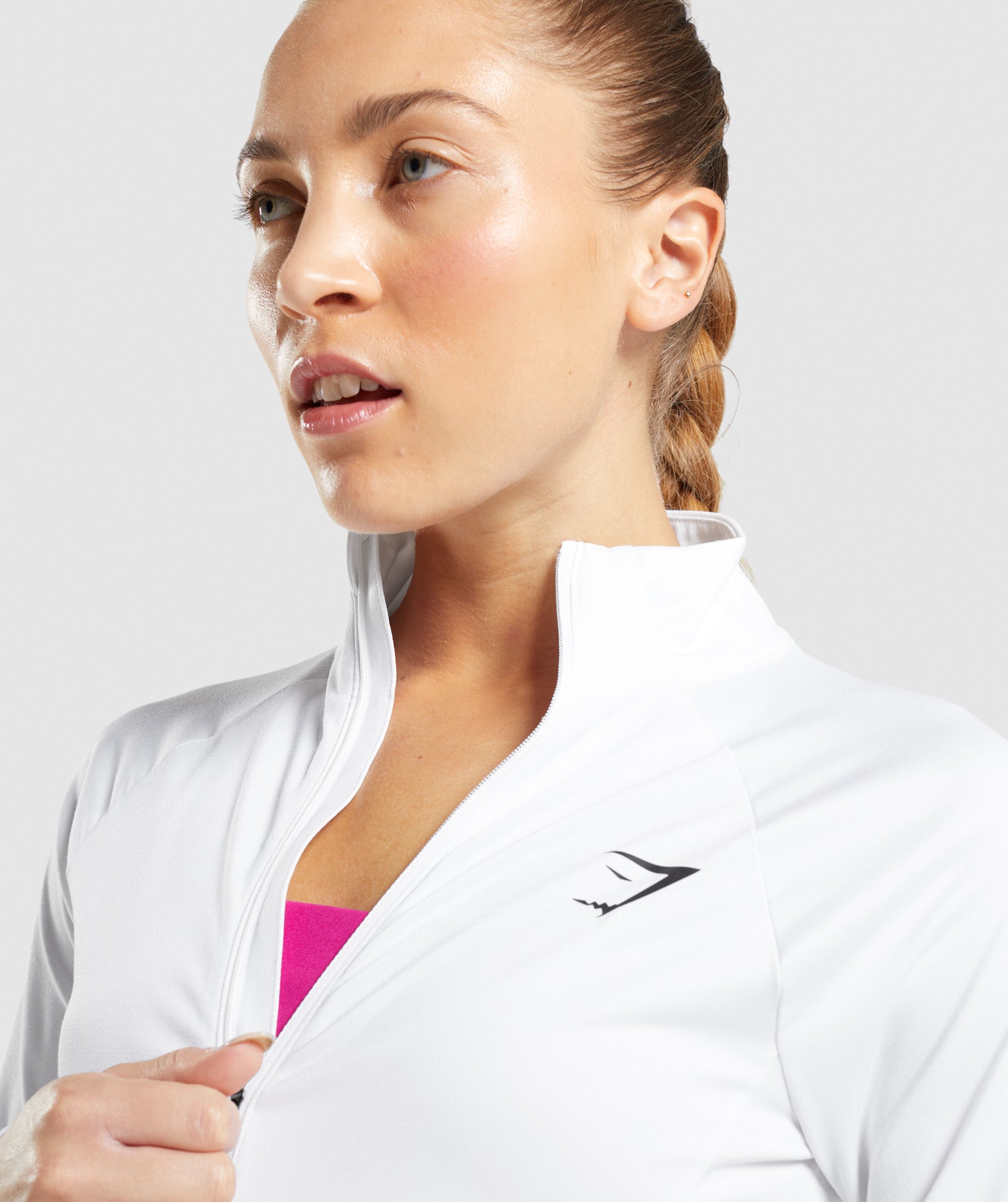 Training Jacket in White - view 5