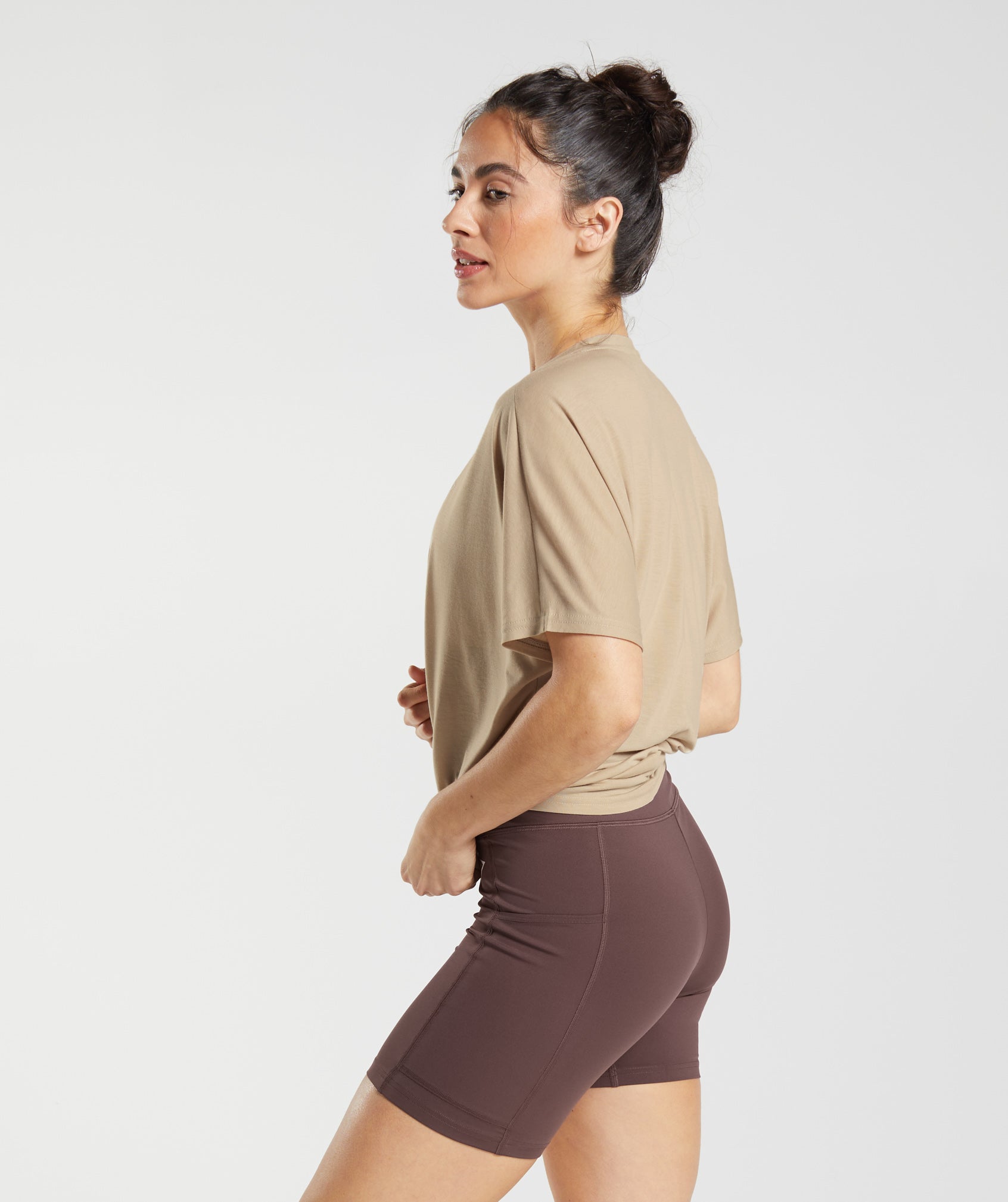 Super Soft T-Shirt in Toasted Brown - view 3