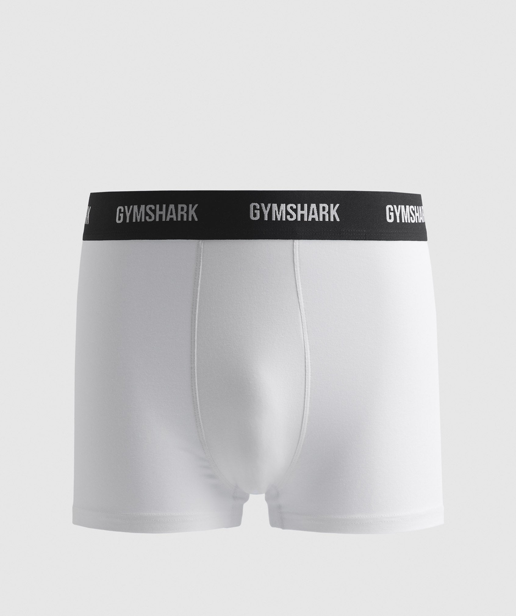 Gymshark Boxers 3 PK - White/Light Grey Core Marl/Black