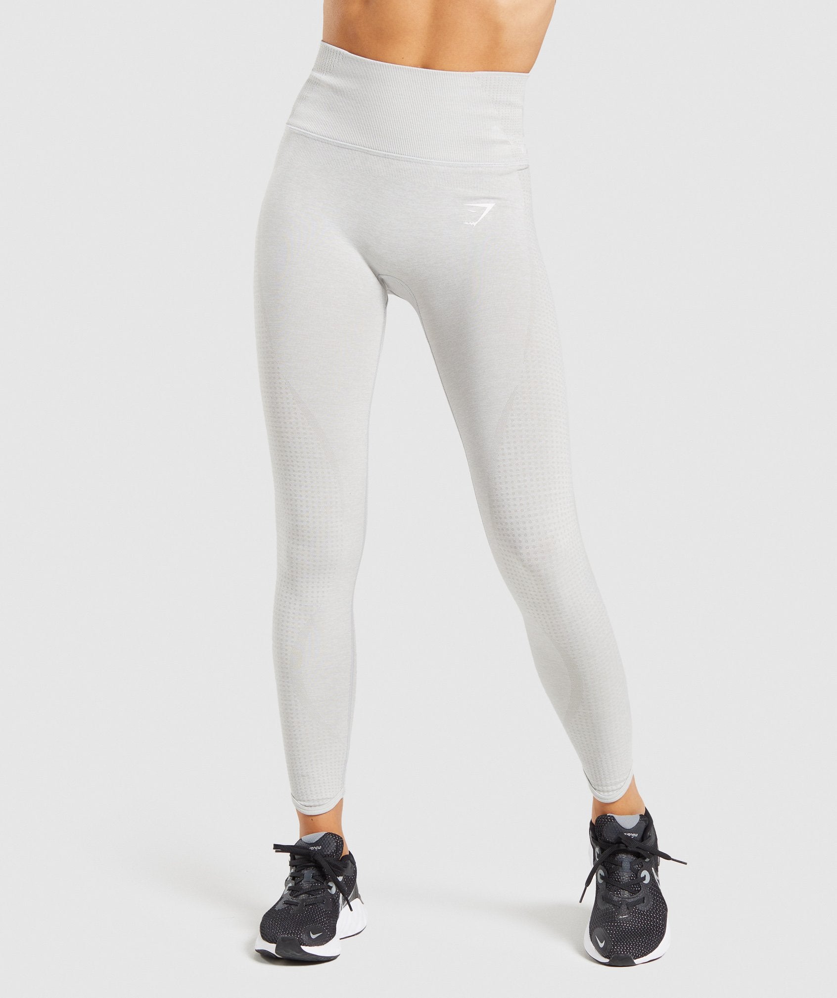 Vital Rise Seamless Leggings in Light Grey Marl