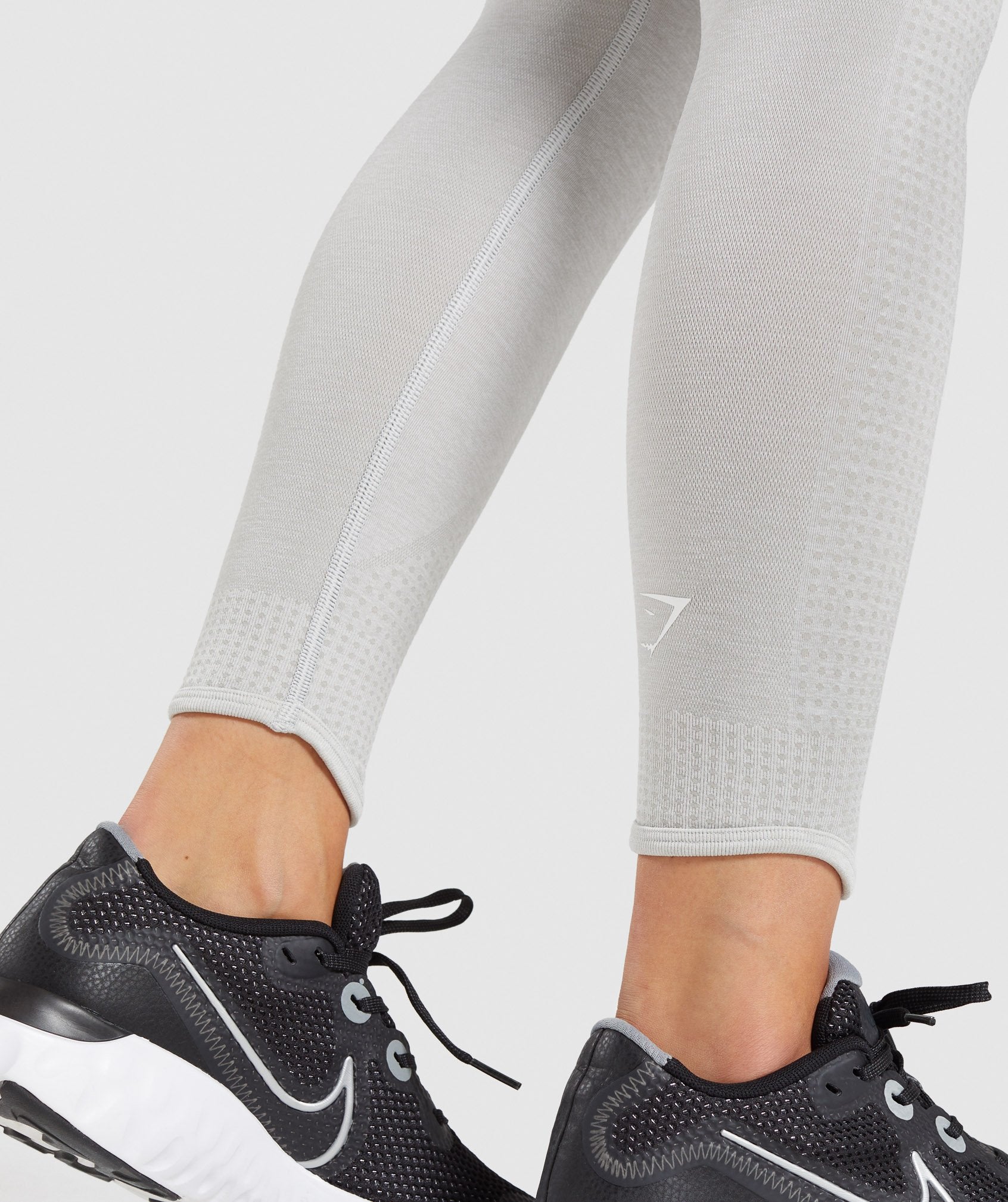 Gymshark Vital Seamless 2.0 Leggings Light Grey Marl Women's Size