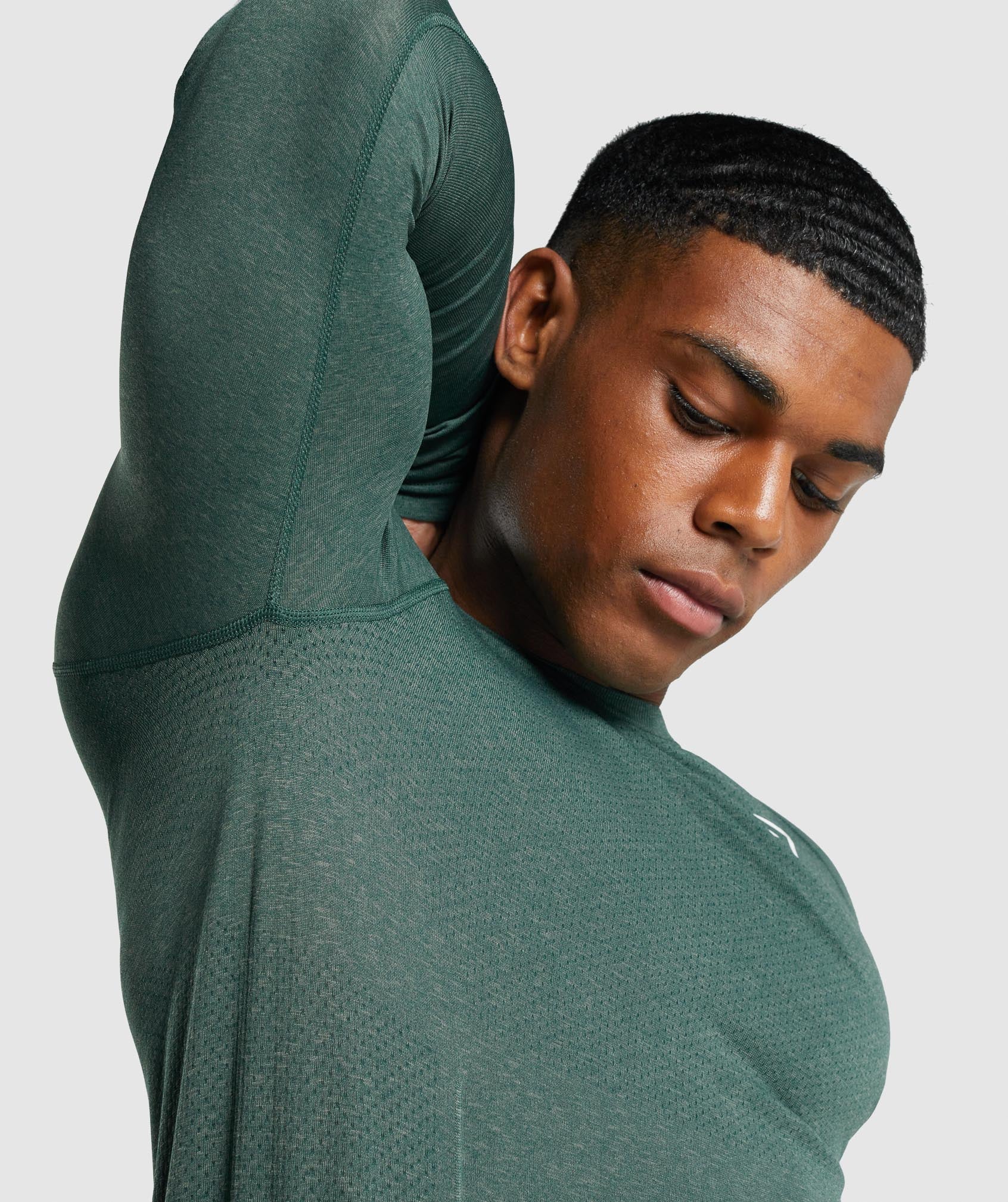 Gymshark Vital seamless 2.0 light long sleeve top Green Size L - $17 (57%  Off Retail) - From Sofia