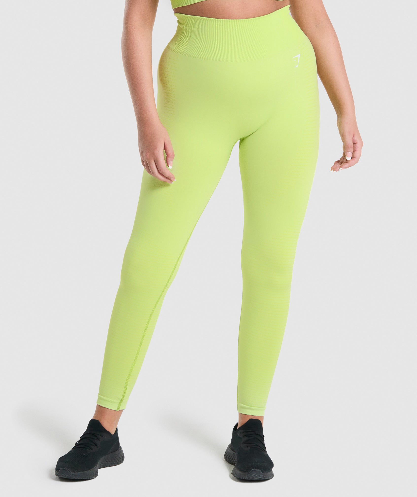 Vital Seamless 2.0 Leggings in Yellow Marl - view 1