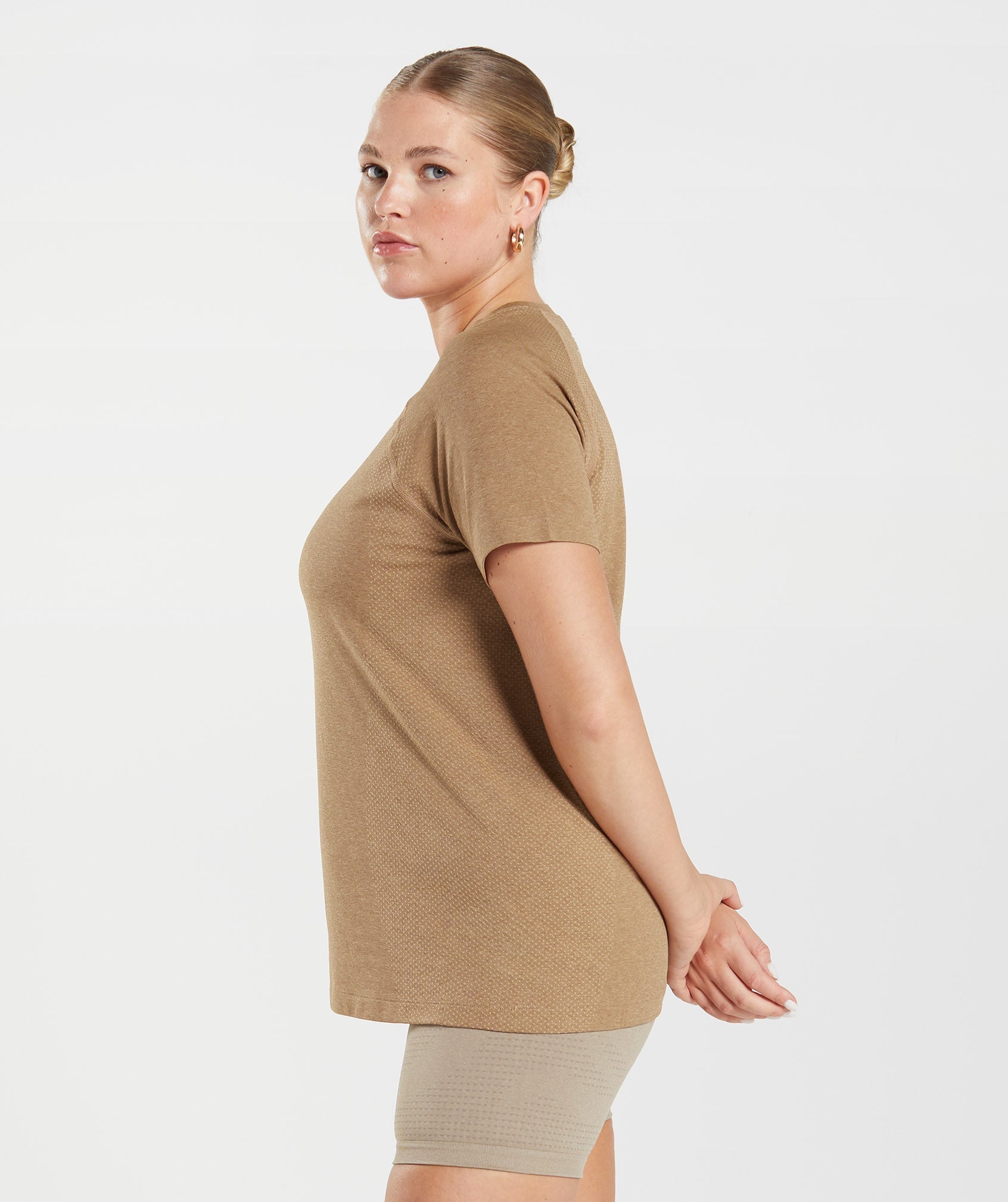 Vital Seamless 2.0 Light T-Shirt  in Fawn Marl