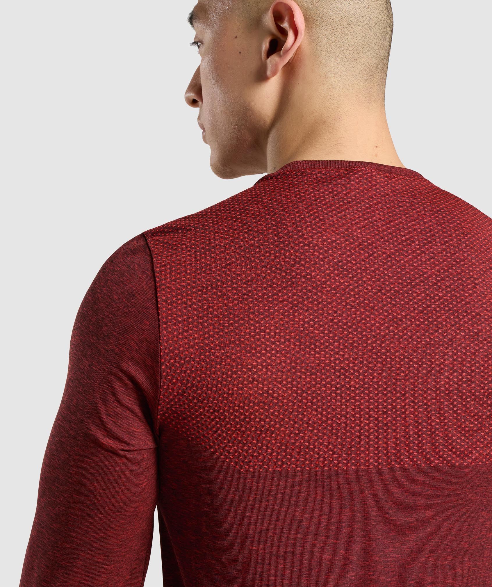 Vital Long Sleeve T-Shirt in Red Marl - view 6