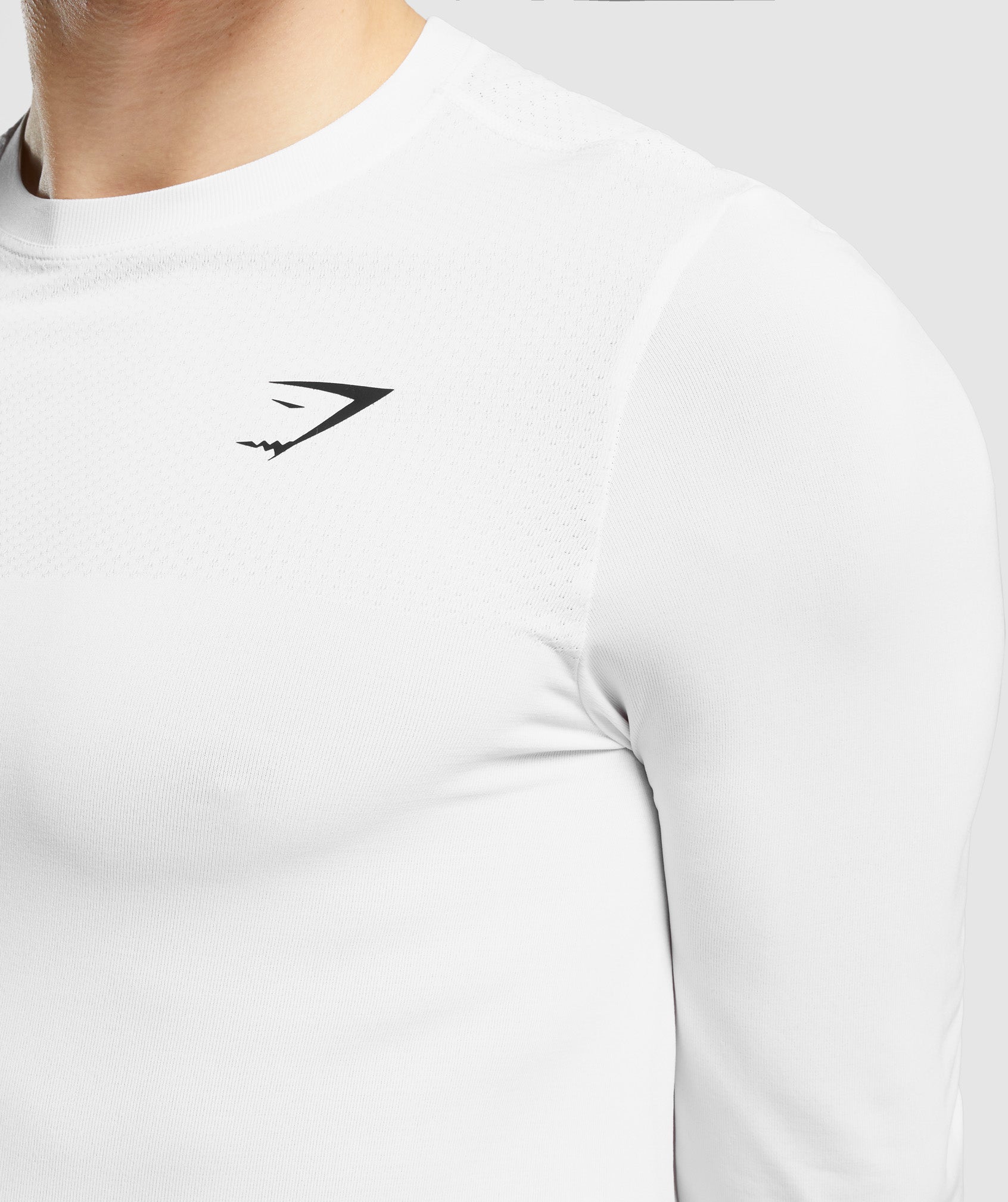 Vital Long Sleeve T-Shirt in White - view 5