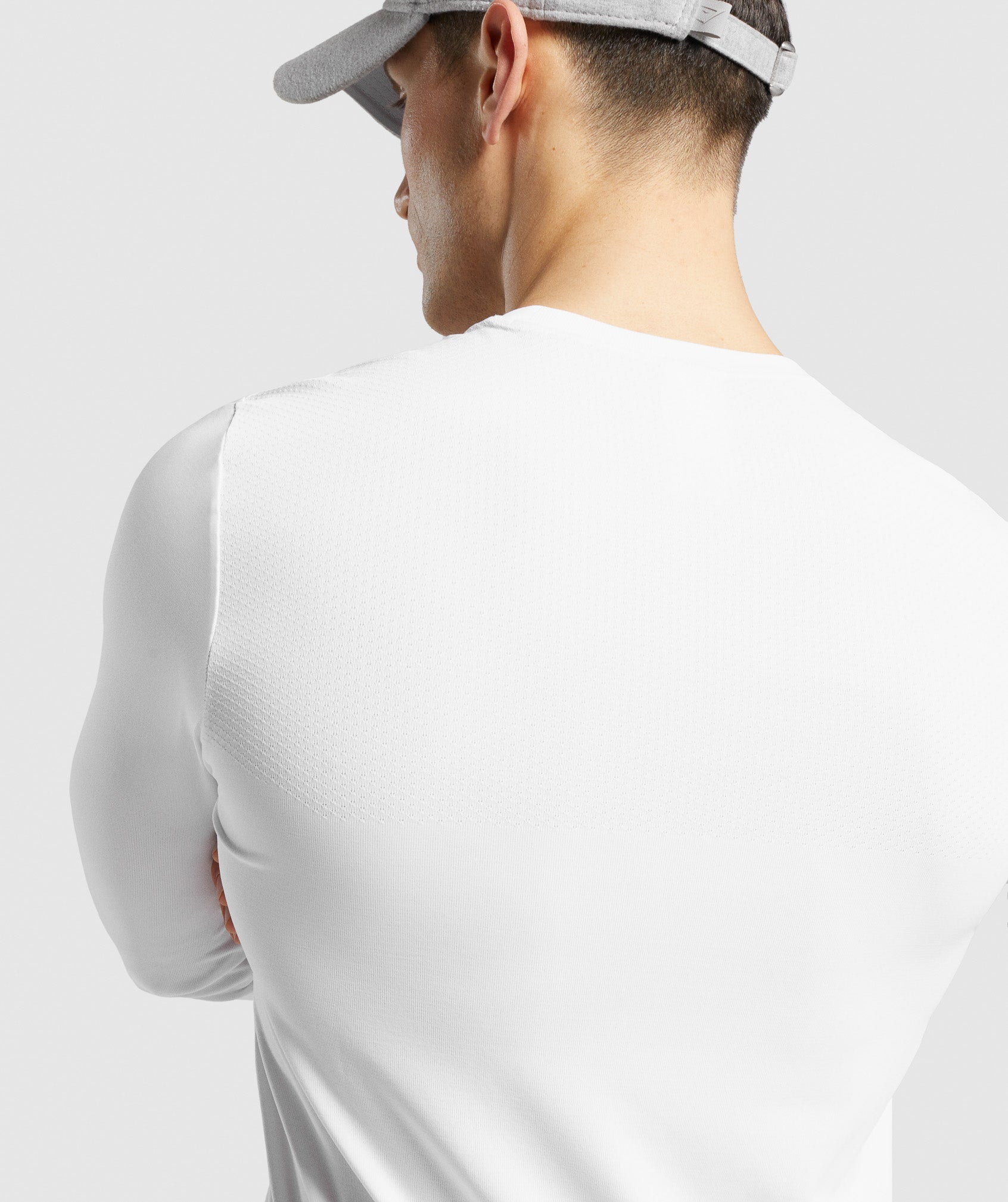 Vital Long Sleeve T-Shirt in White - view 6