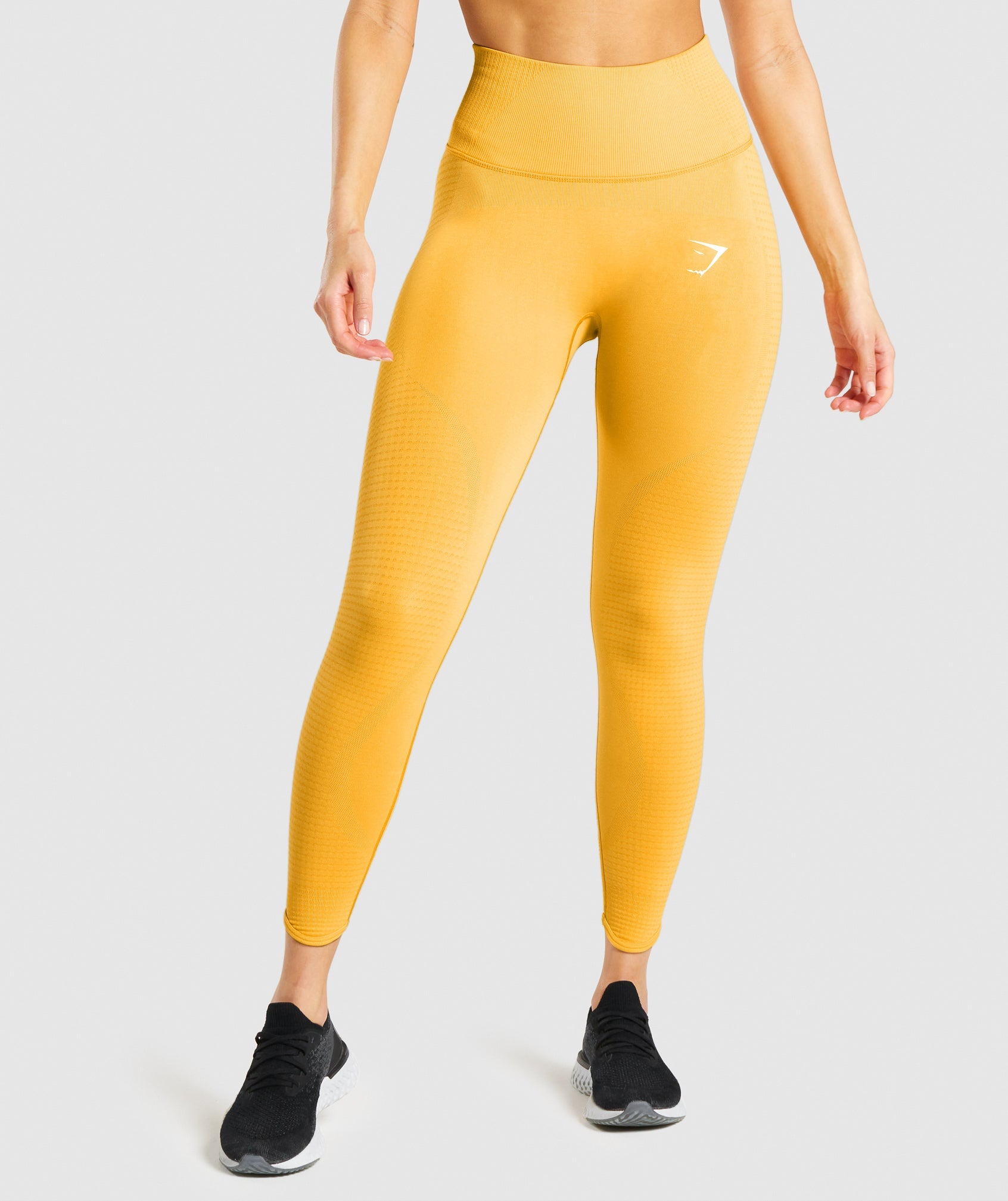 Vital Rise Seamless Leggings in Yellow Marl - view 1