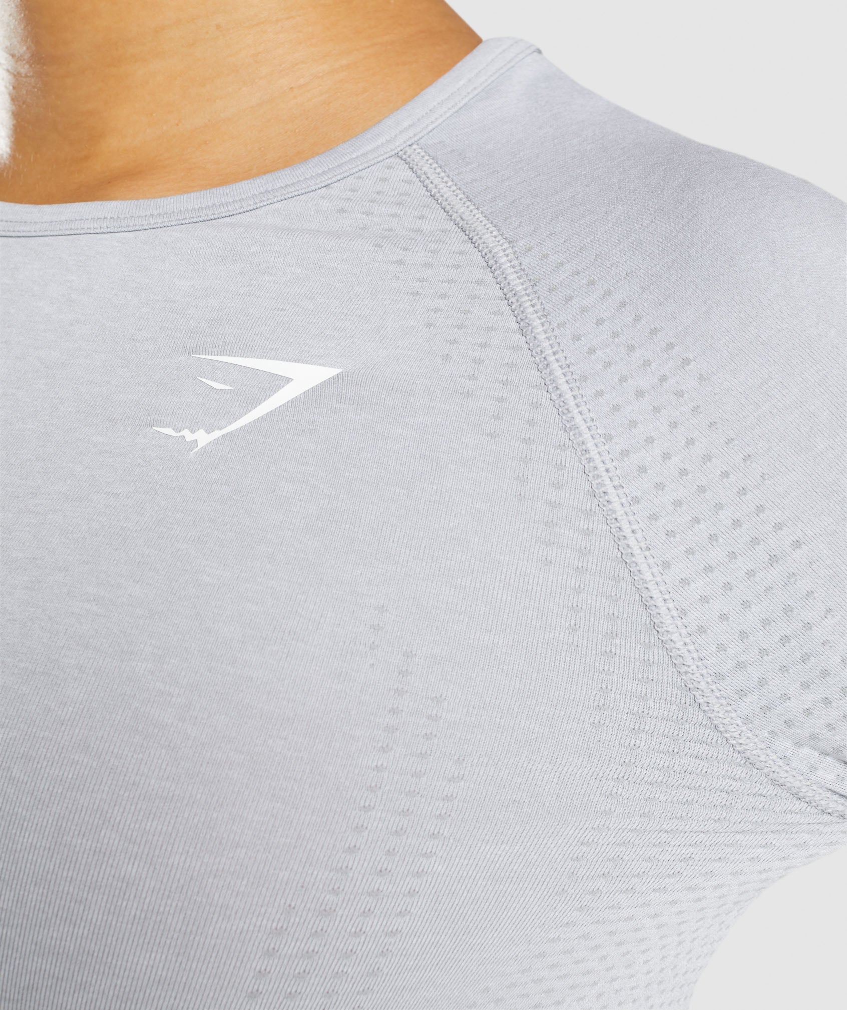 Gymshark Vital Seamless 2.0 Long Sleeve Crop Top - Smokey Grey Marl Gray -  $30 (25% Off Retail) - From Kristen