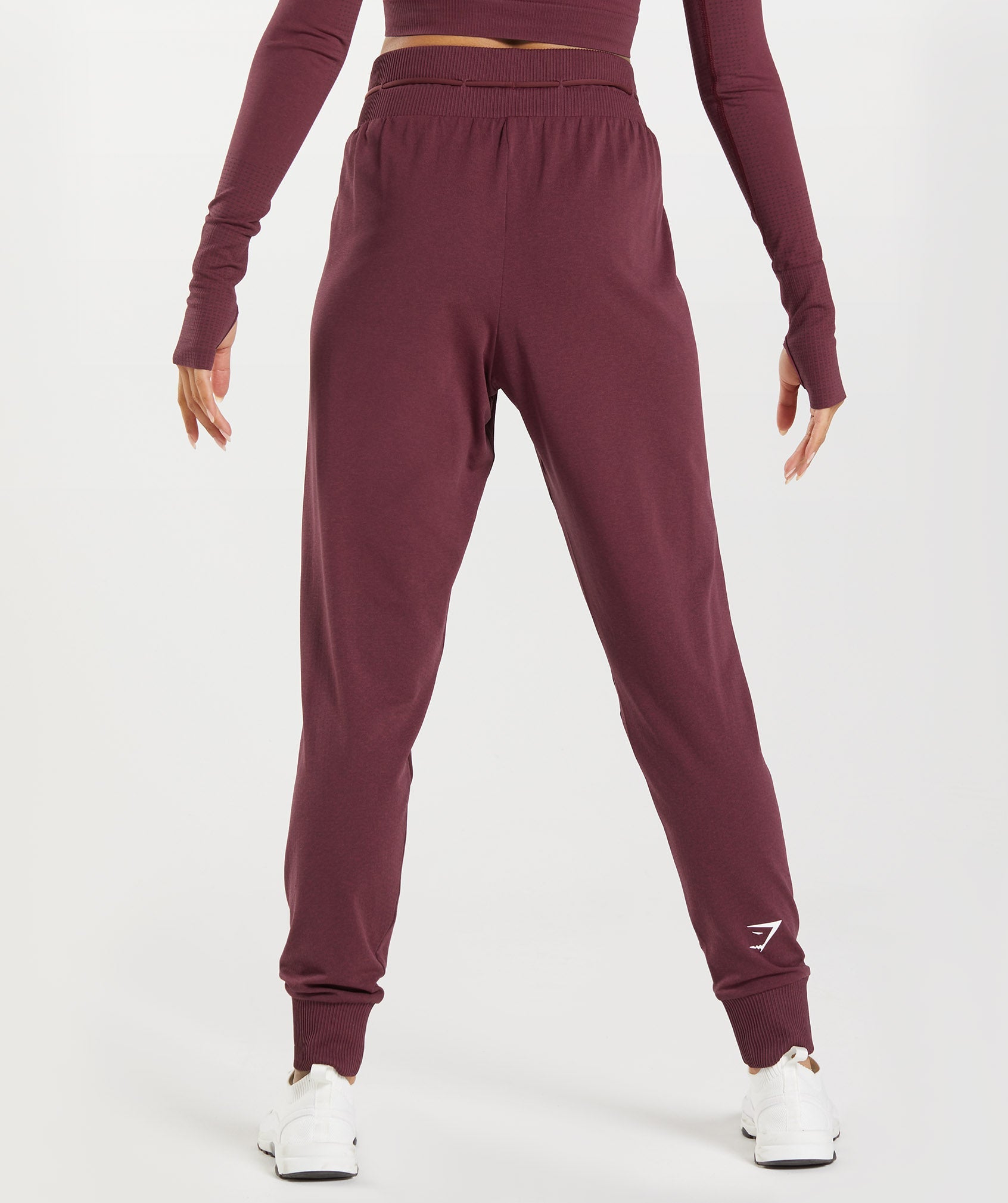 Vital Seamless 2.0 Joggers in Baked Maroon Marl - view 2
