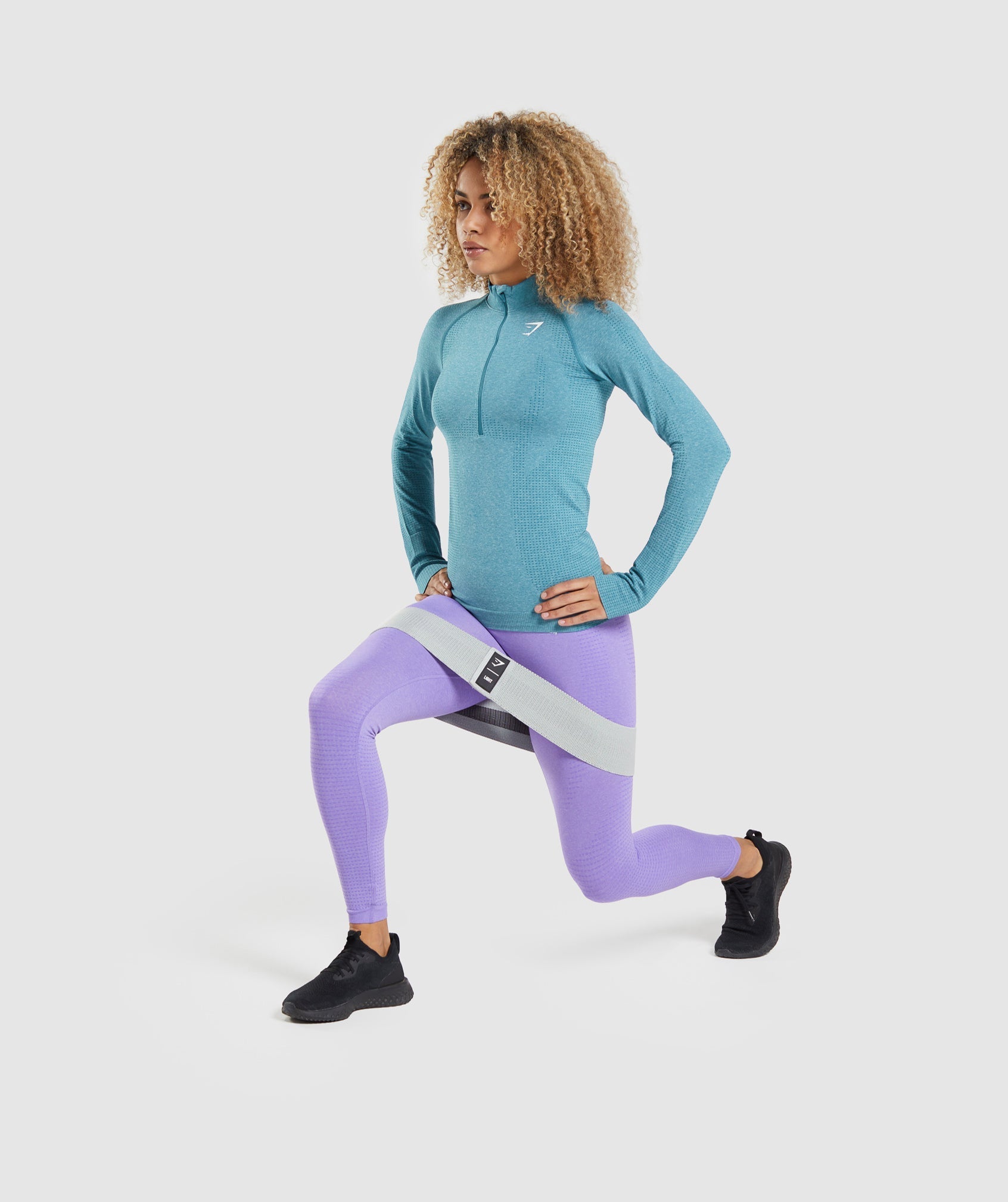 Gymshark - Sleek Aspire Leggings - Purple Wash - Medium, Women's Fashion,  Activewear on Carousell