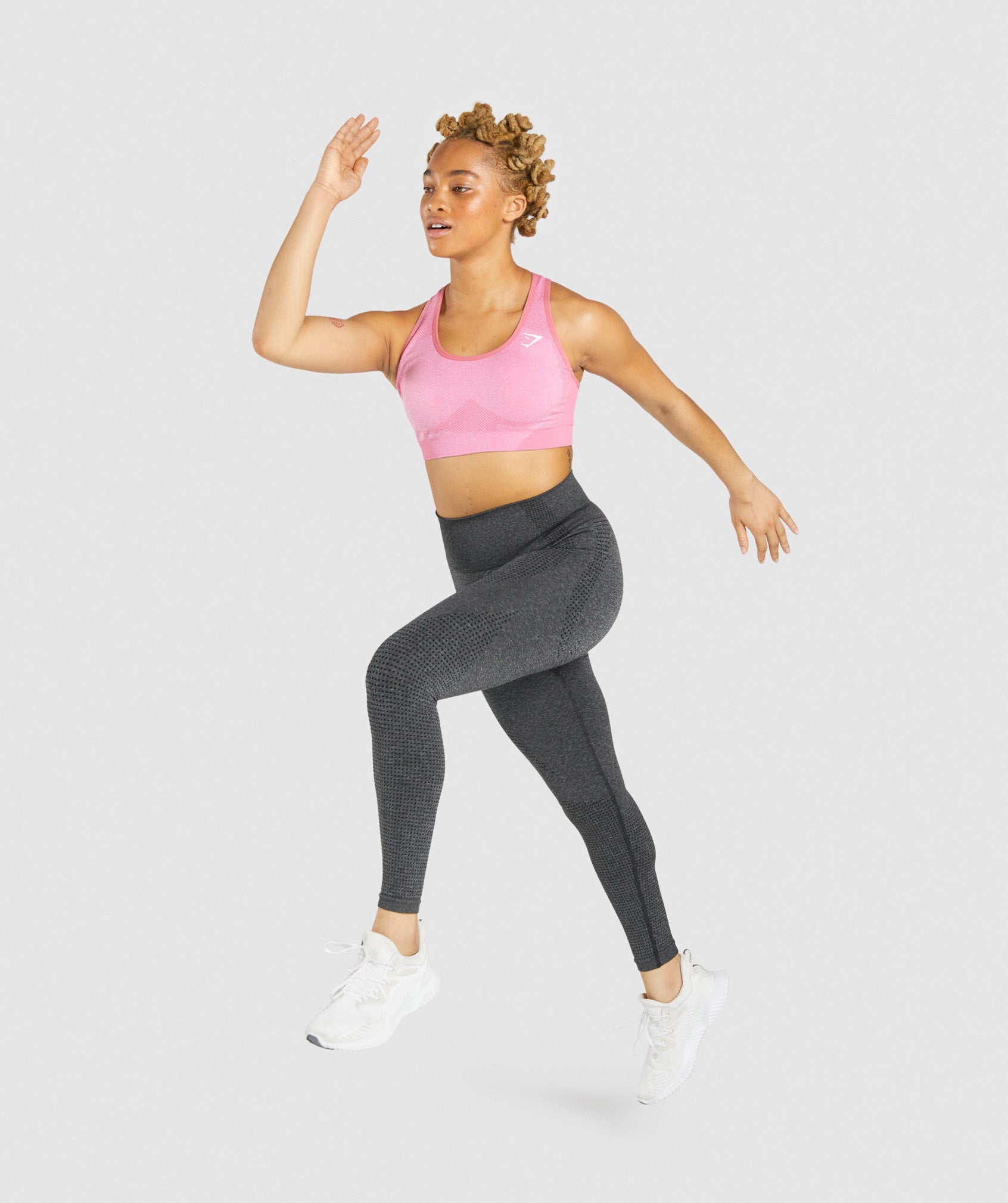 Womens charcoal marl gymshark - Gem