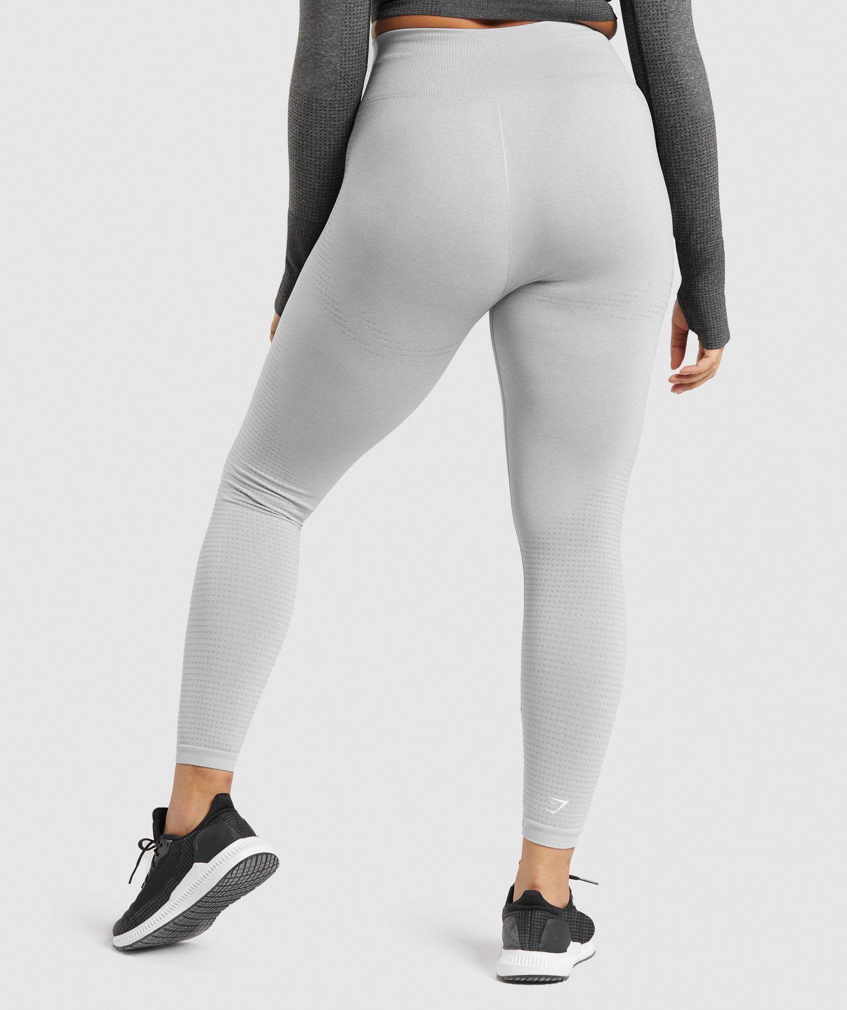 Vital Seamless 2.0 Leggings in Light Grey Marl - view 4