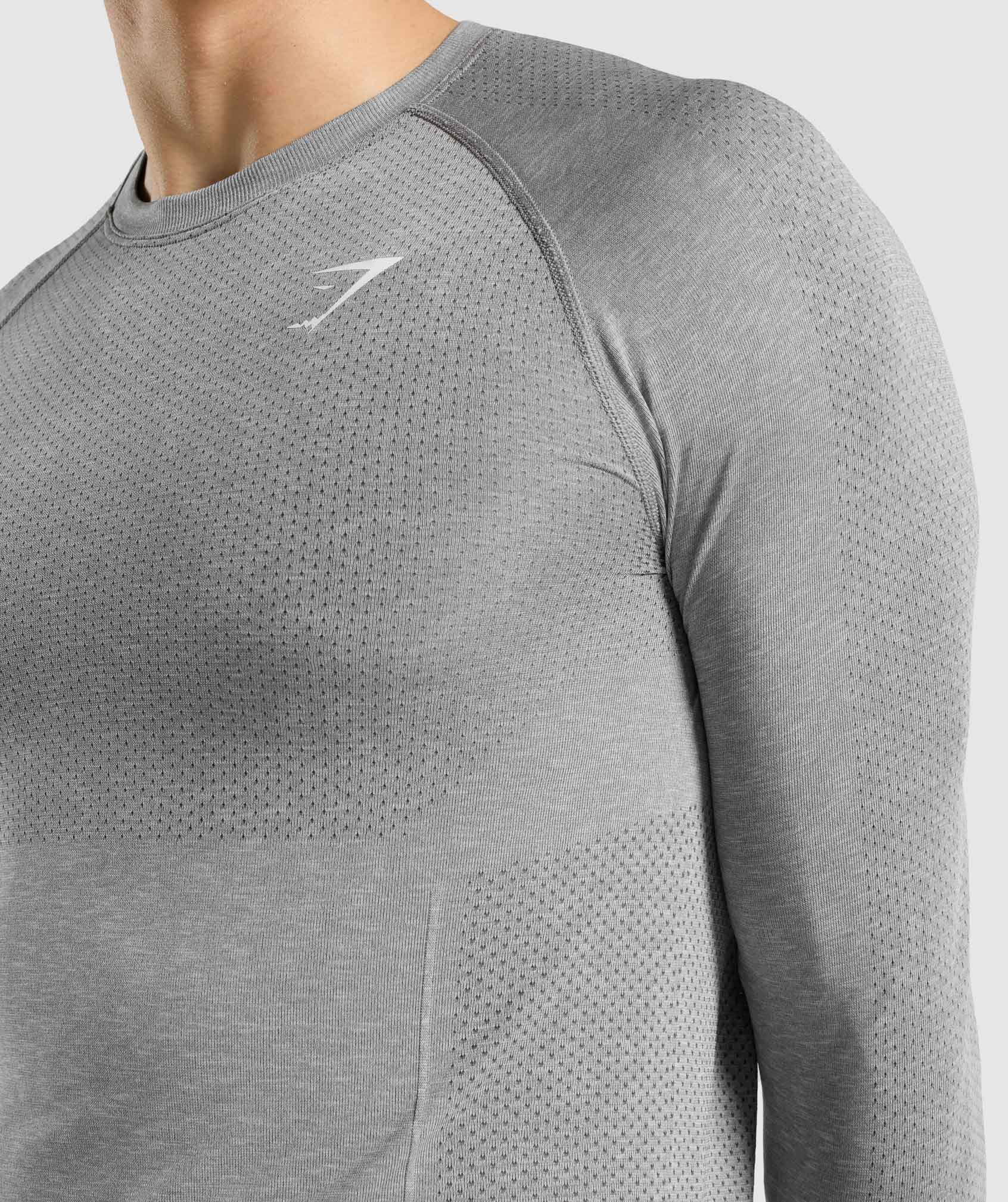 Gymshark Vital Light Seamless T-Shirt - Charcoal Marl